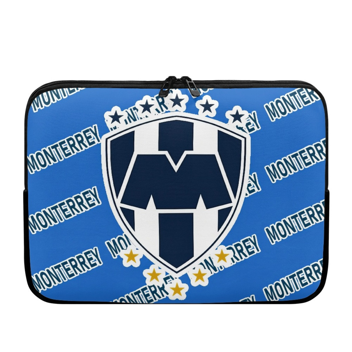 CF Monterrey Laptop Sleeve Carrying Case For 10 12 13 15 17 Inch Notebooks - Monterrey Football Club Medley Monogram Wordmark