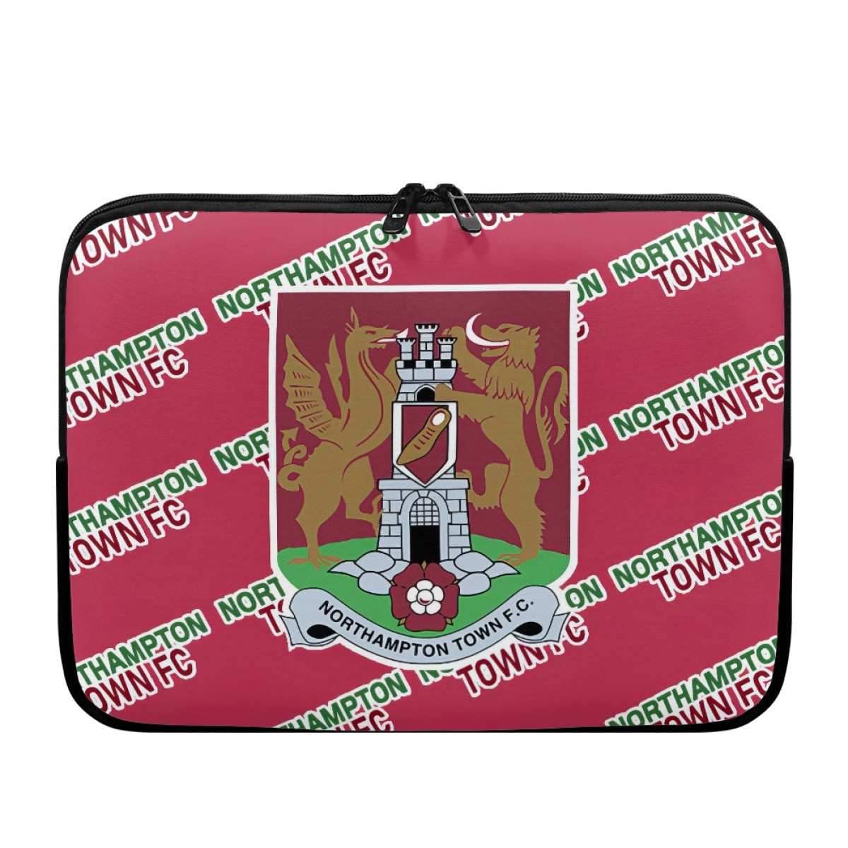 Northampton Town FC Laptop Sleeve Carrying Case For 10 12 13 15 17 Inch Notebooks - Northampton Football Club Medley Monogram Wordmark
