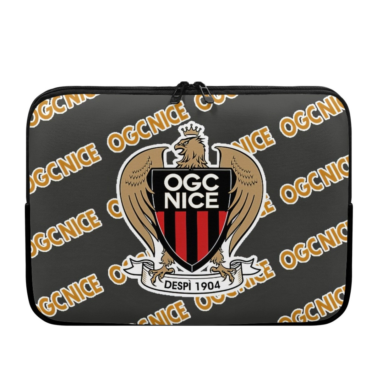 OGC Nice Football Club Laptop Sleeve Carrying Case For 10 12 13 15 17 Inch Notebooks - OGC Nice Football Club Medley Monogram Wordmark