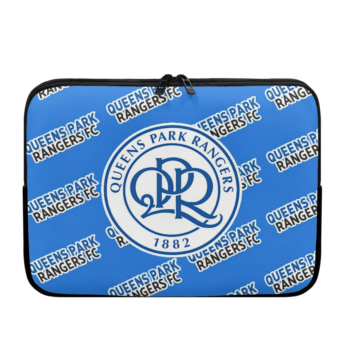 Queens Park Rangers FC Laptop Sleeve Carrying Case For 10 12 13 15 17 Inch Notebooks - Queens Football Club Medley Monogram Wordmark