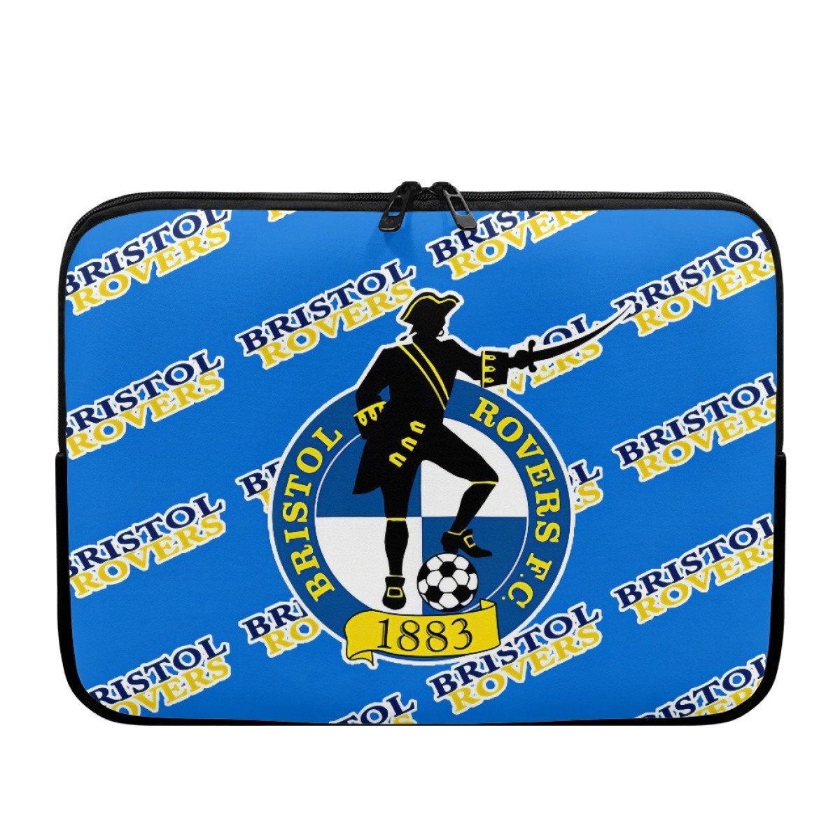 Bristol Rovers FC Laptop Sleeve Carrying Case For 10 12 13 15 17 Inch Notebooks - Rovers Football Club Medley Monogram Wordmark