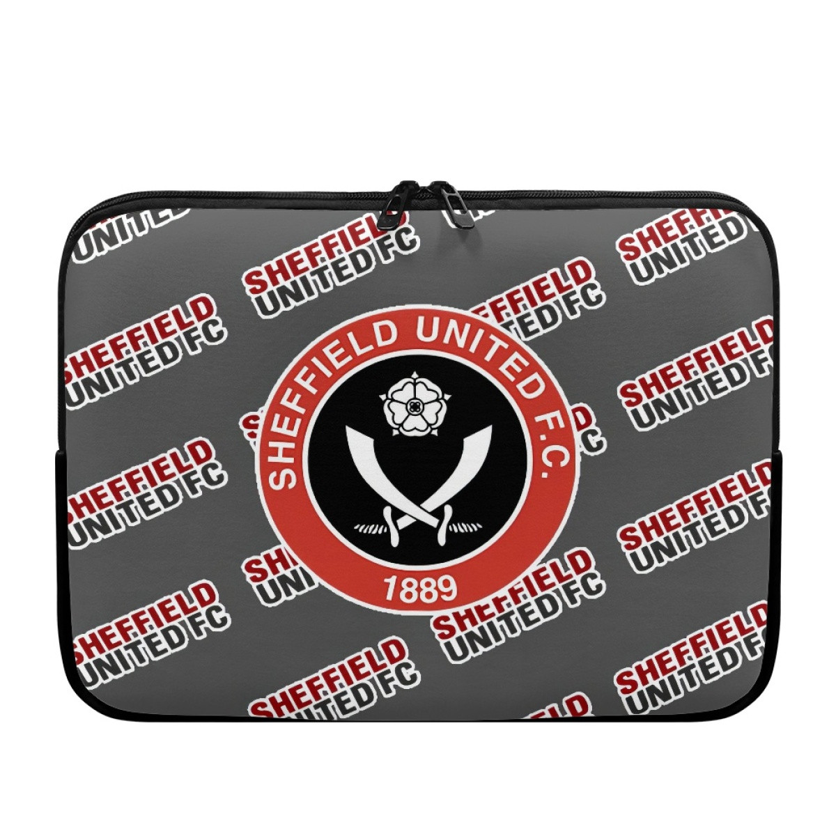 Sheffield United FC Laptop Sleeve Carrying Case For 10 12 13 15 17 Inch Notebooks - Sheffield Football Club Medley Monogram Wordmark