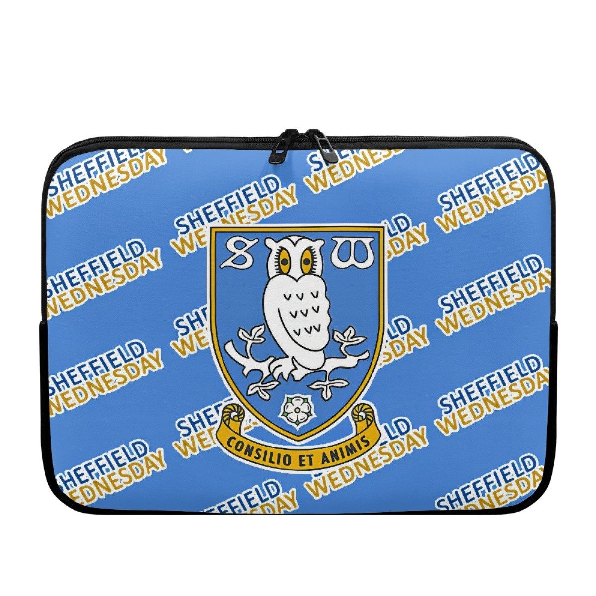 Sheffield Wednesday FC Laptop Sleeve Carrying Case For 10 12 13 15 17 Inch Notebooks - Sheffield Football Club Medley Monogram Wordmar
