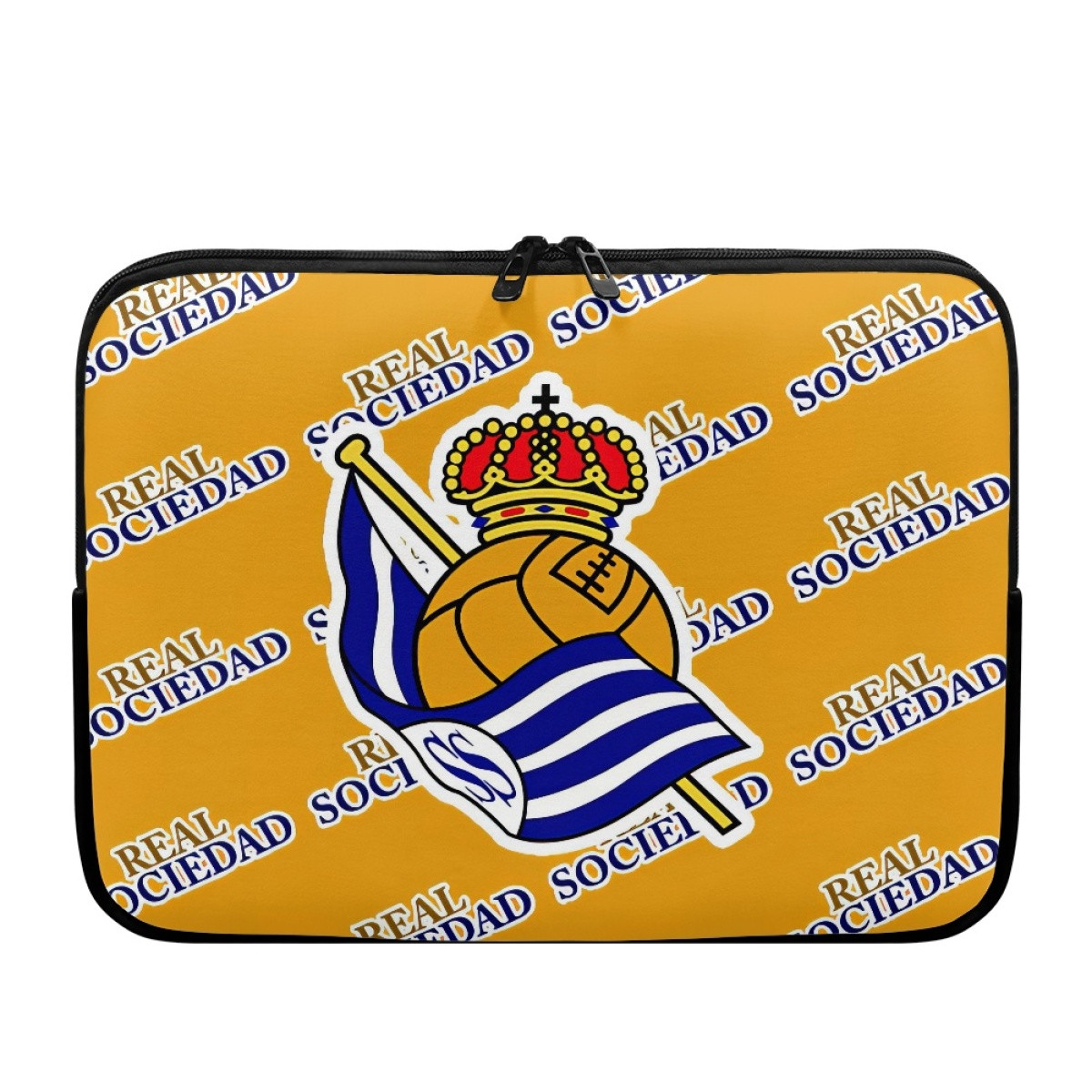 Real Sociedad Laptop Sleeve Carrying Case For 10 12 13 15 17 Inch Notebooks - Sociedad Football Club Medley Monogram Wordmark