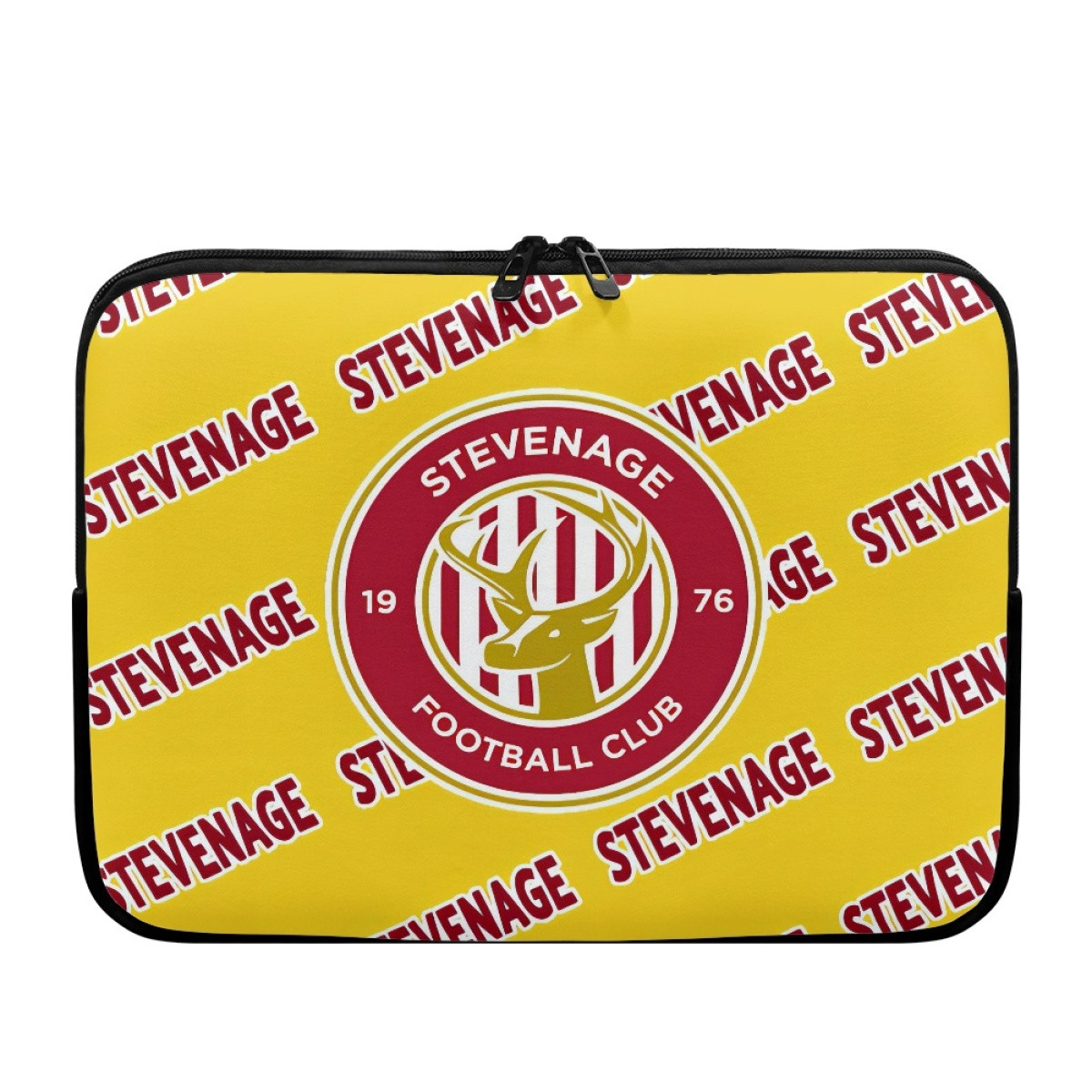 Stevenage FC Laptop Sleeve Carrying Case For 10 12 13 15 17 Inch Notebooks - Stevenage Football Club Medley Monogram Wordmark