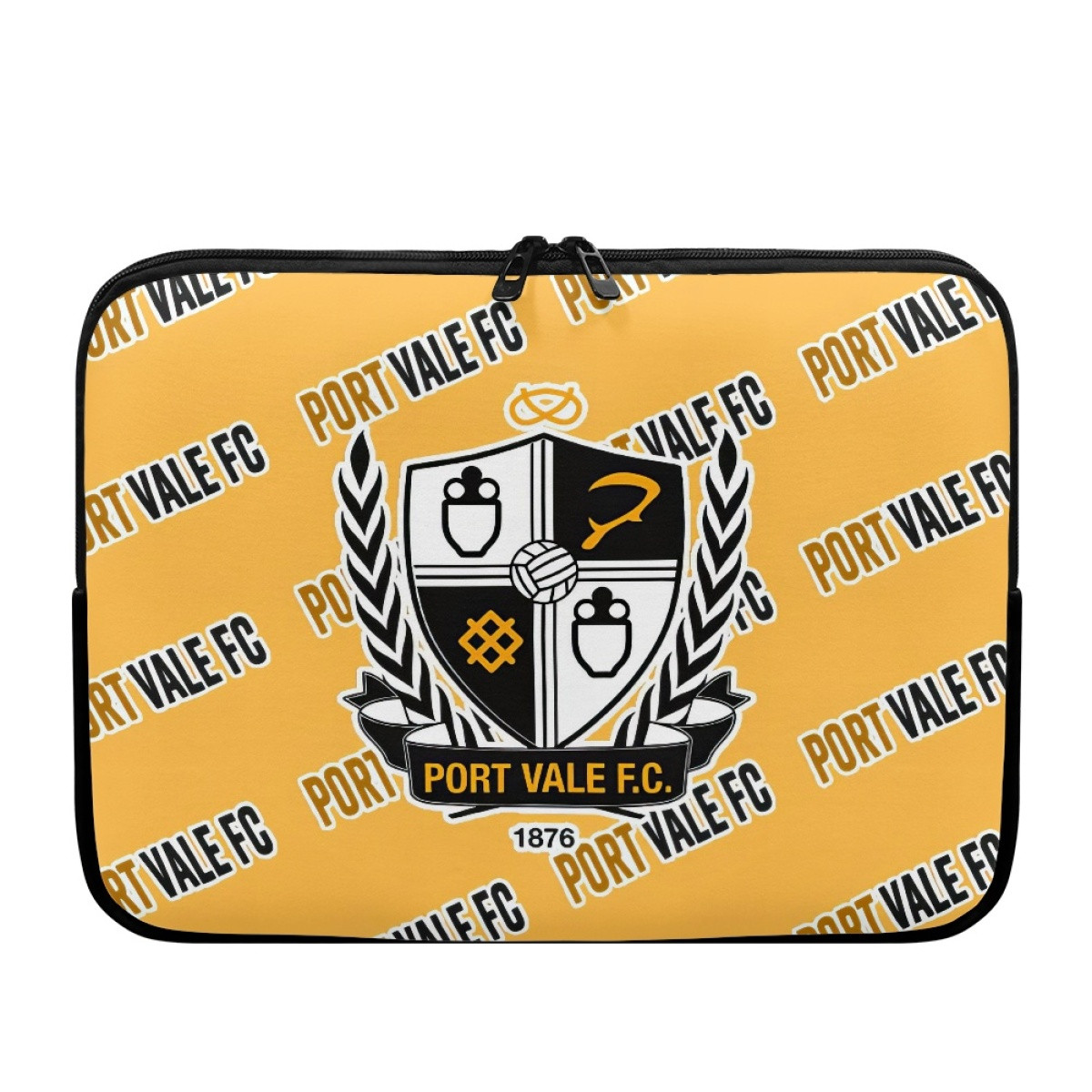 Port Vale FC Laptop Sleeve Carrying Case For 10 12 13 15 17 Inch Notebooks - Vale Football Club Medley Monogram Wordmark
