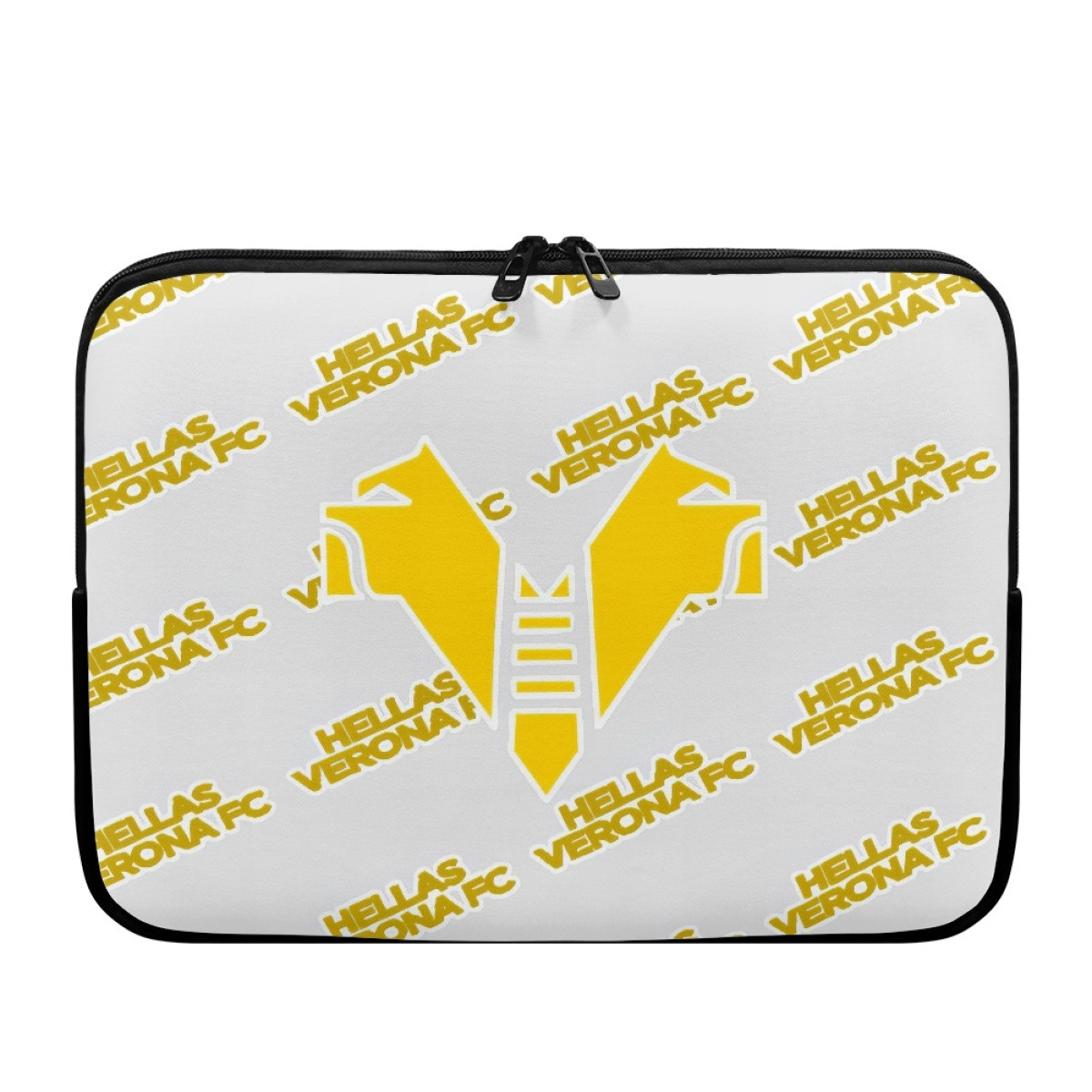 Hellas Verona FC Football Club Laptop Sleeve Carrying Case For 10 12 13 15 17 Inch Notebooks - Verona Football Club Medley Monogram Wordmark
