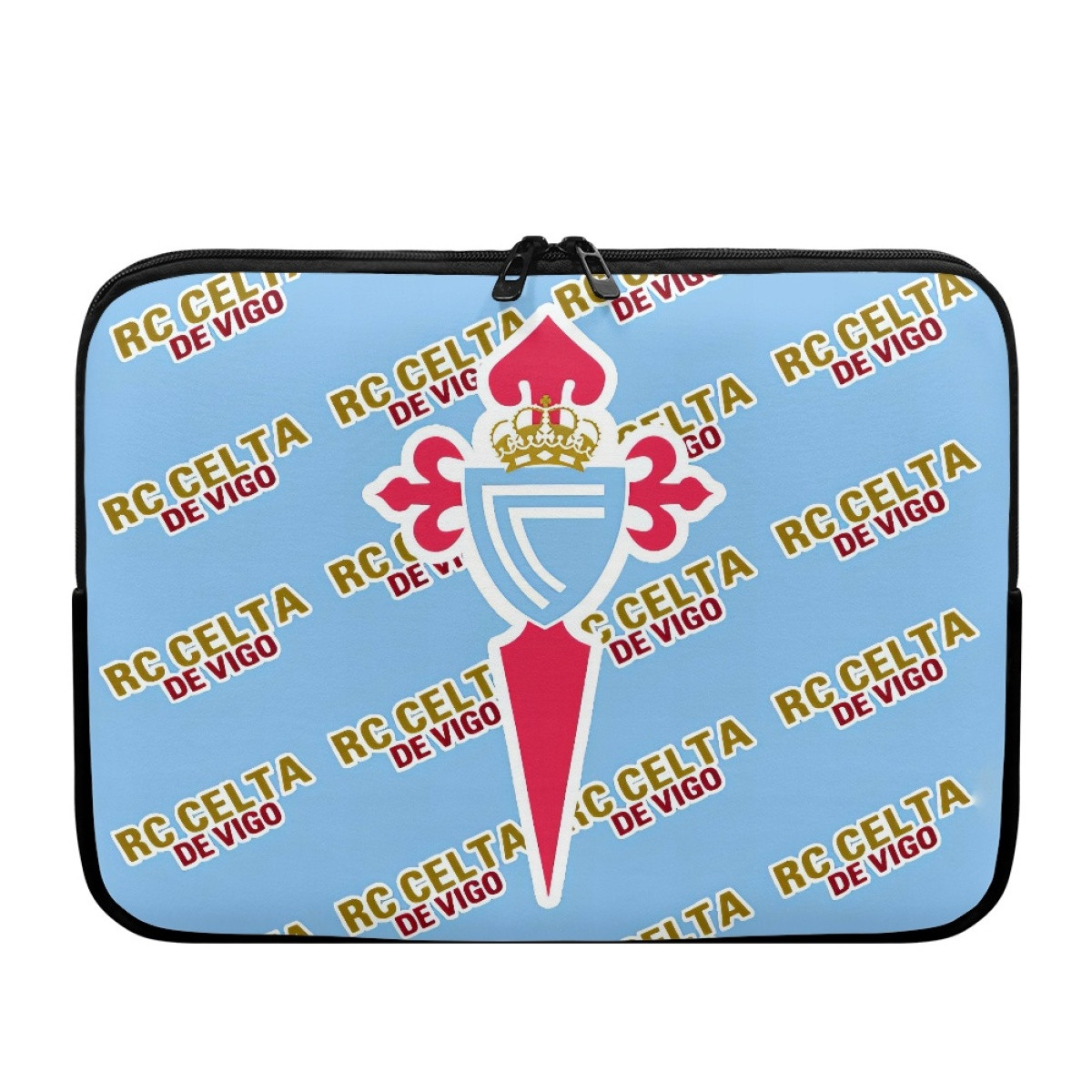 RC Celta DE Vigo Laptop Sleeve Carrying Case For 10 12 13 15 17 Inch Notebooks - Vigo Football Club Medley Monogram Wordmark