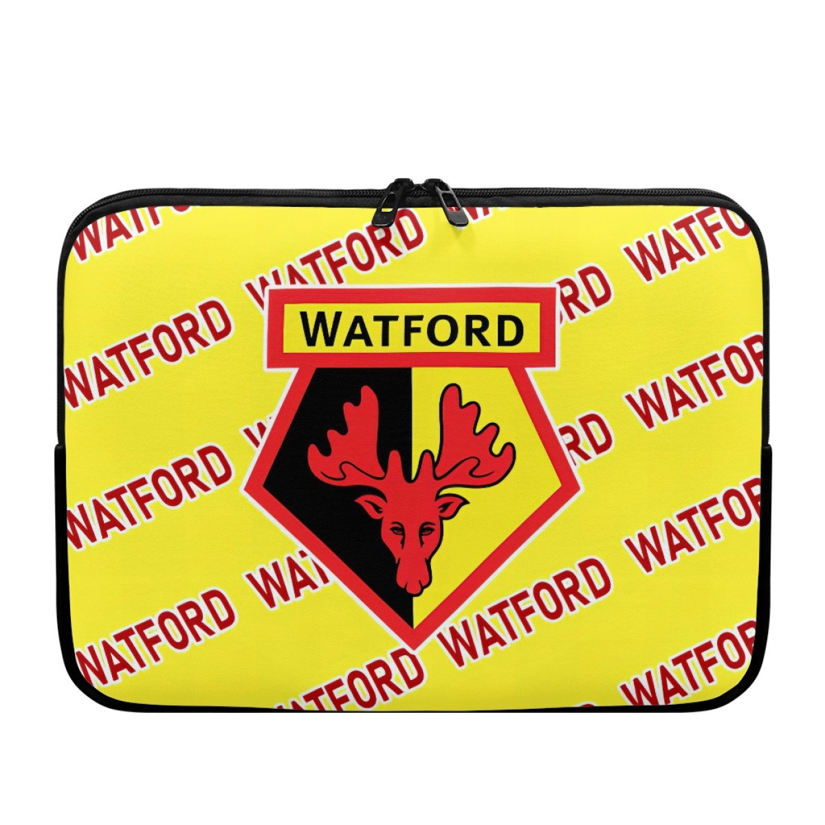 Watford FC Laptop Sleeve Carrying Case For 10 12 13 15 17 Inch Notebooks - Watford Football Club Medley Monogram Wordmark