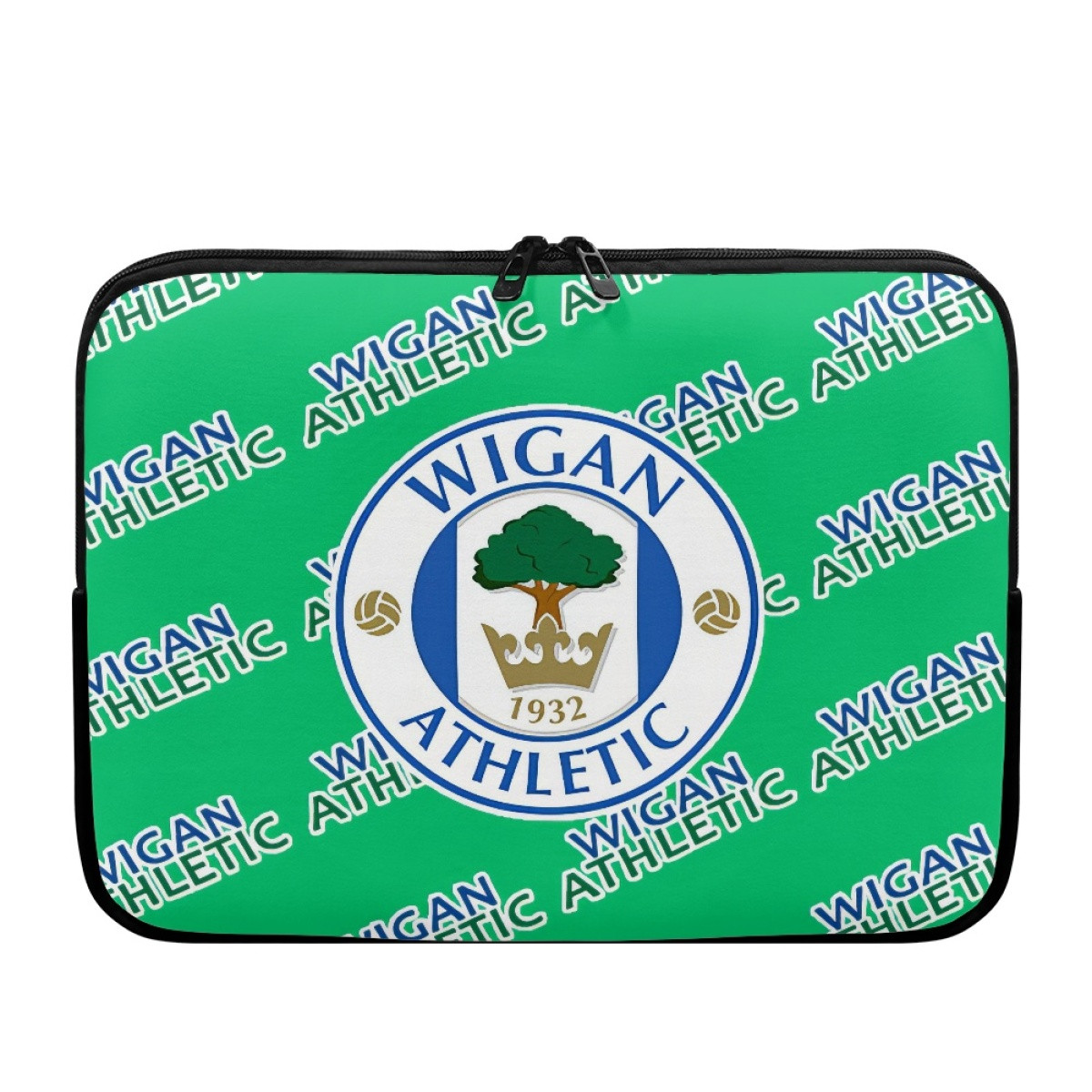 Wigan Athletic FC Laptop Sleeve Carrying Case For 10 12 13 15 17 Inch Notebooks - Wigan Football Club Medley Monogram Wordmark