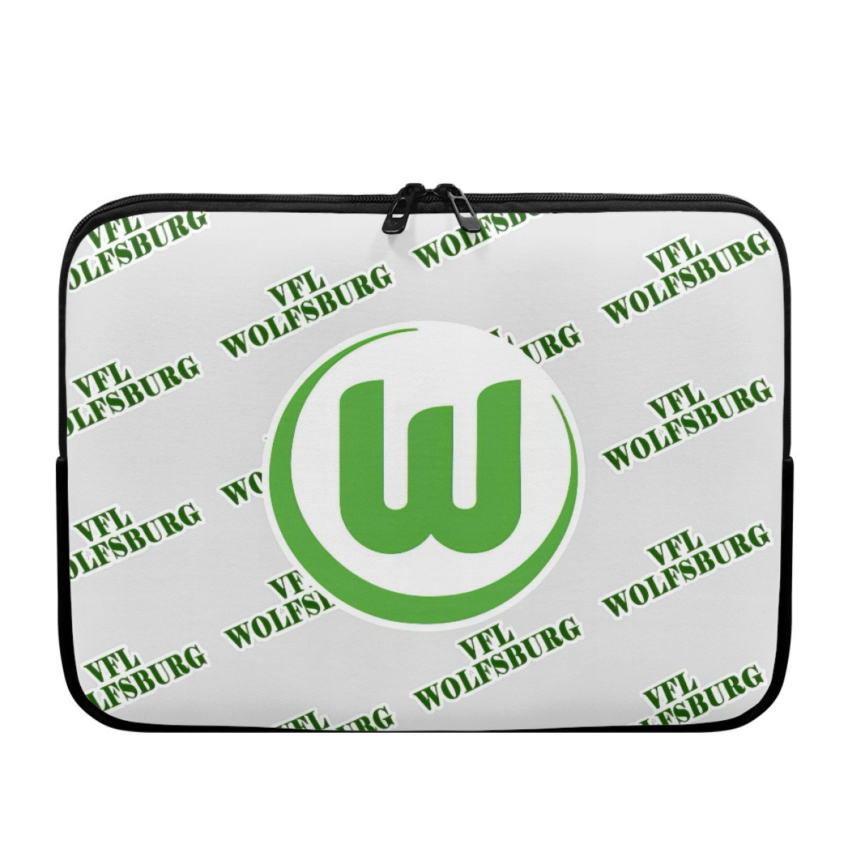 VFL Wolfsburg Football Club Laptop Sleeve Carrying Case For 10 12 13 15 17 Inch Notebooks - Wolfsburg Football Club Medley Monogram Wordmark
