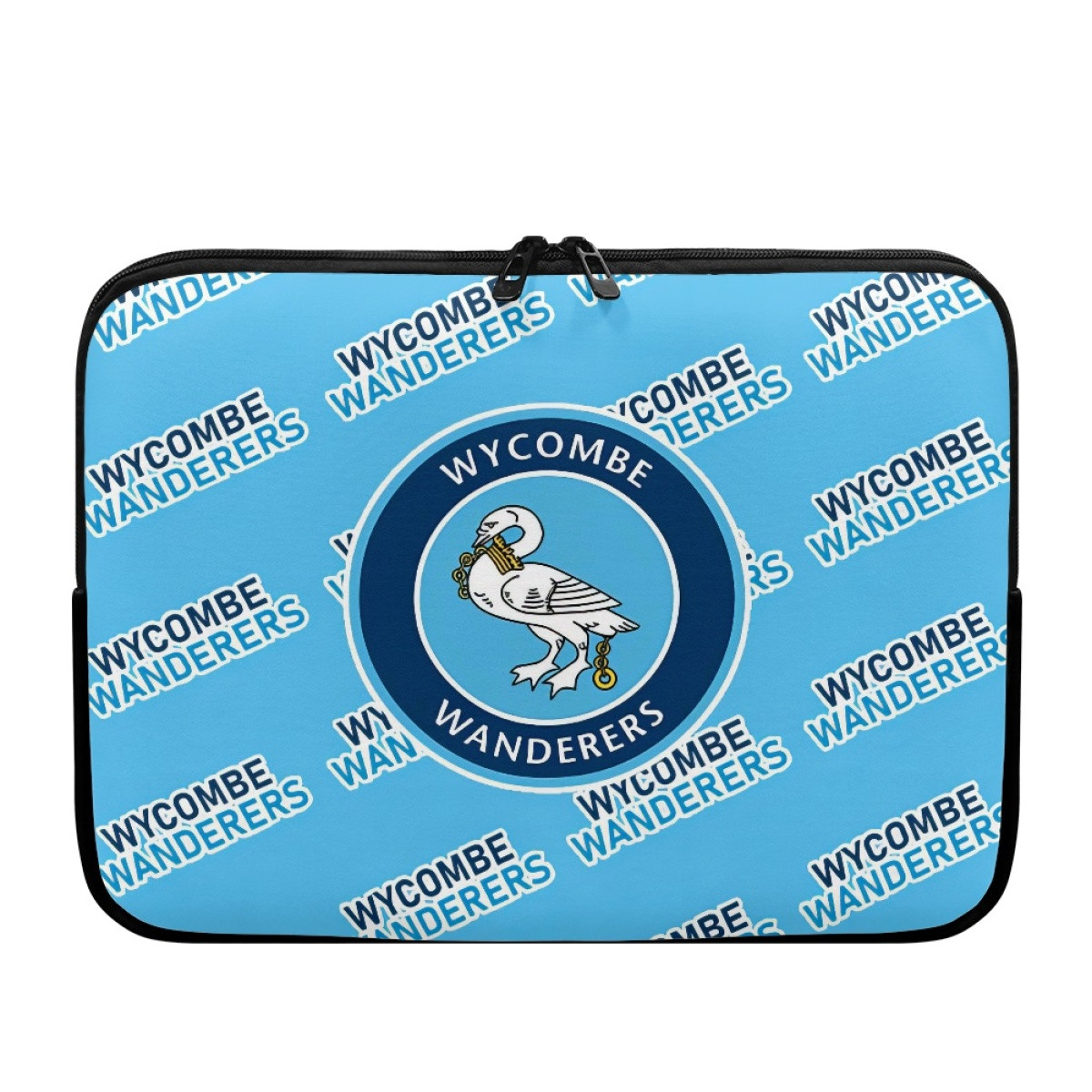 Wycombe Wanderers FC Laptop Sleeve Carrying Case For 10 12 13 15 17 Inch Notebooks - Wanderers Football Club Medley Monogram Wordmark