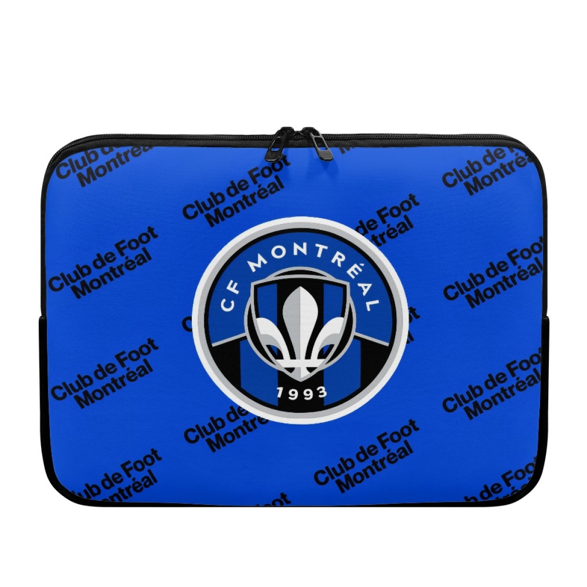 MLS Club de Foot Montreal Laptop Sleeve Carrying Case For 10 12 13 15 17 Inch Notebooks - Club de Foot Montreal Medley Monogram Wordmark