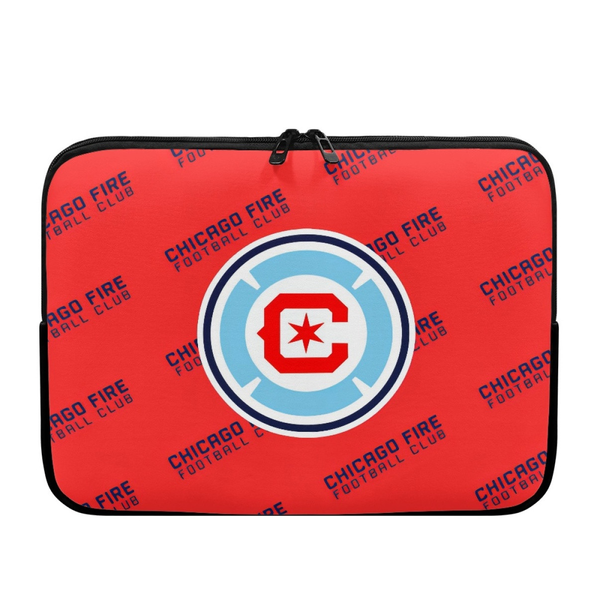 MLS Chicago Fire FC Laptop Sleeve Carrying Case For 10 12 13 15 17 Inch Notebooks - Chicago Fire Football Club Medley Monogram Wordmark