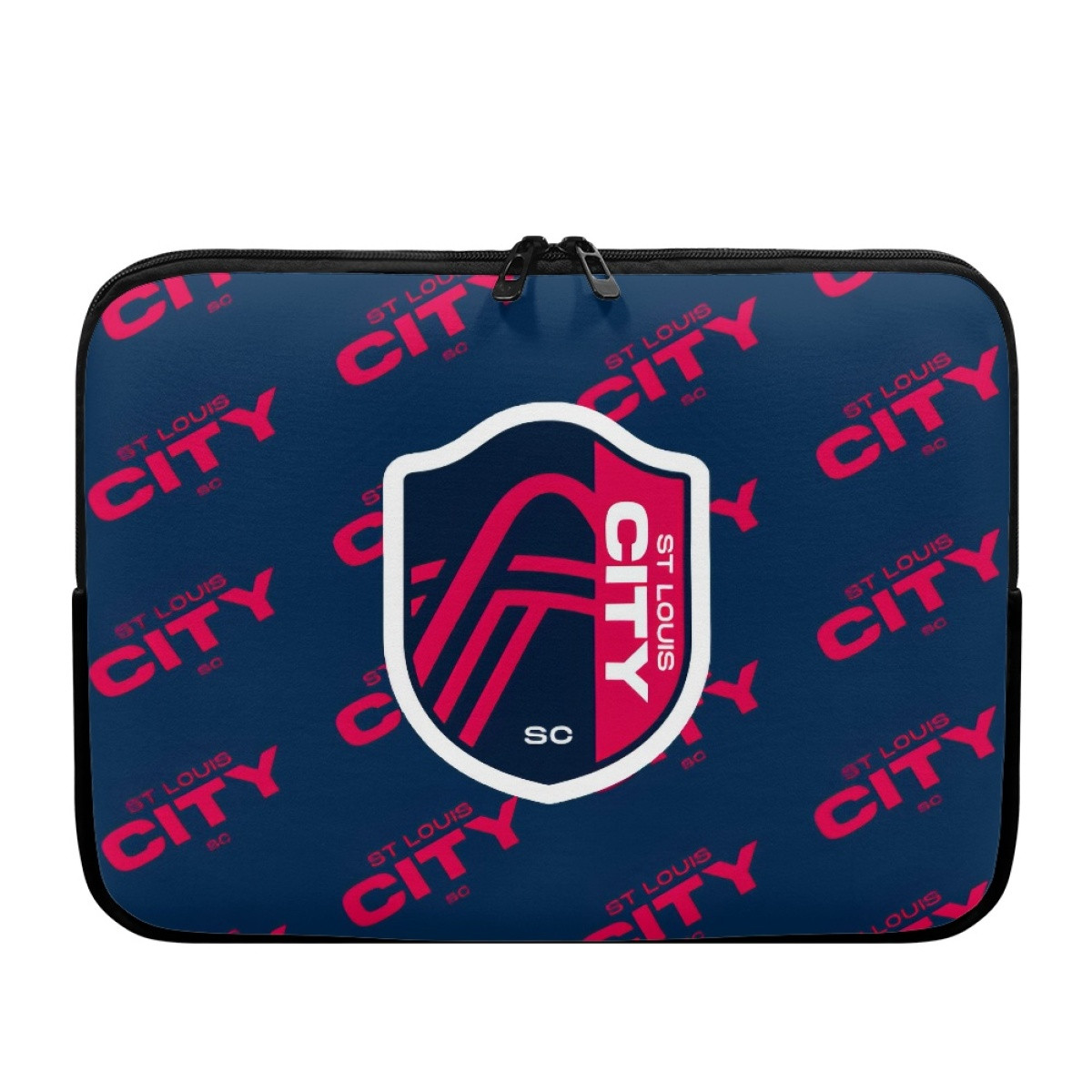 MLS St. Louis City SC Laptop Sleeve Carrying Case For 10 12 13 15 17 Inch Notebooks - St. Louis City Soccer Club Medley Monogram Wordmark