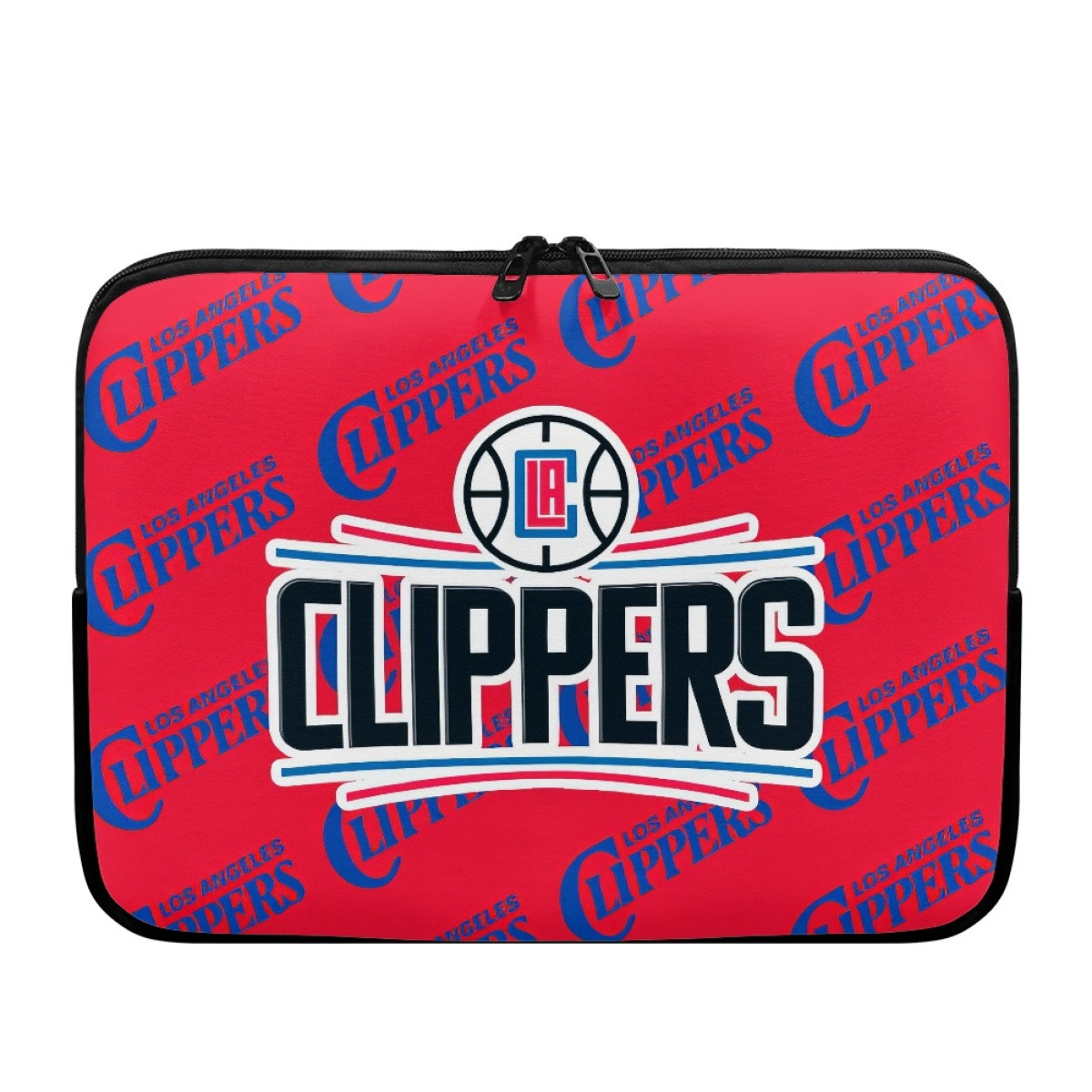 NBA Los Angeles Clippers Laptop Sleeve Carrying Case For 10 12 13 15 17 Inch Notebooks - Los Angeles Clippers Medley Monogram Wordmark