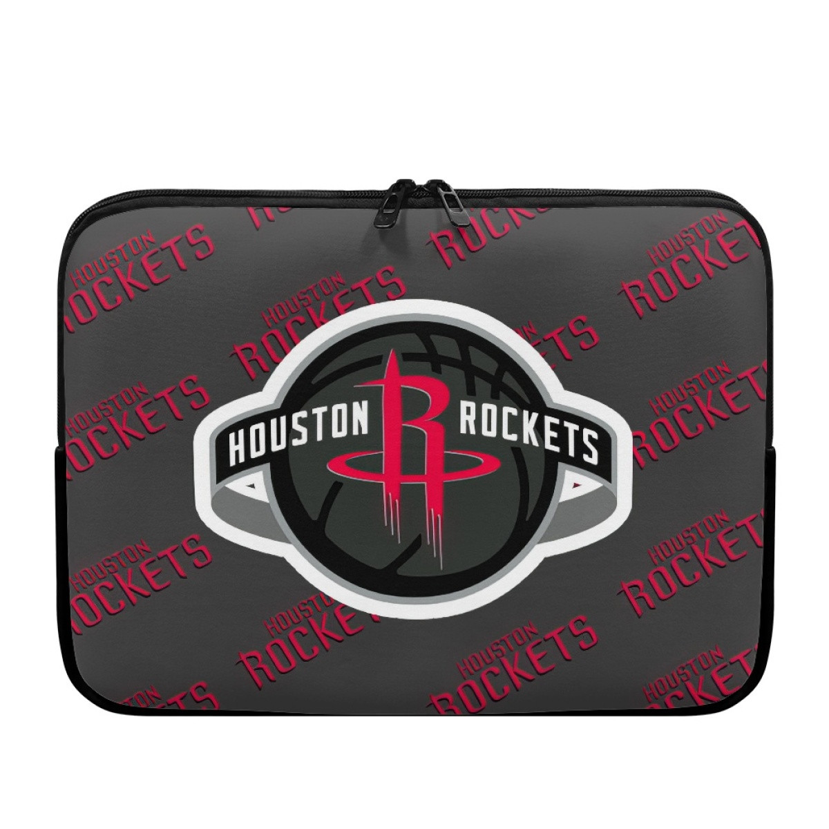 NBA Houston Rockets Laptop Sleeve Carrying Case For 10 12 13 15 17 Inch Notebooks - Houston Rockets Medley Monogram Wordmark