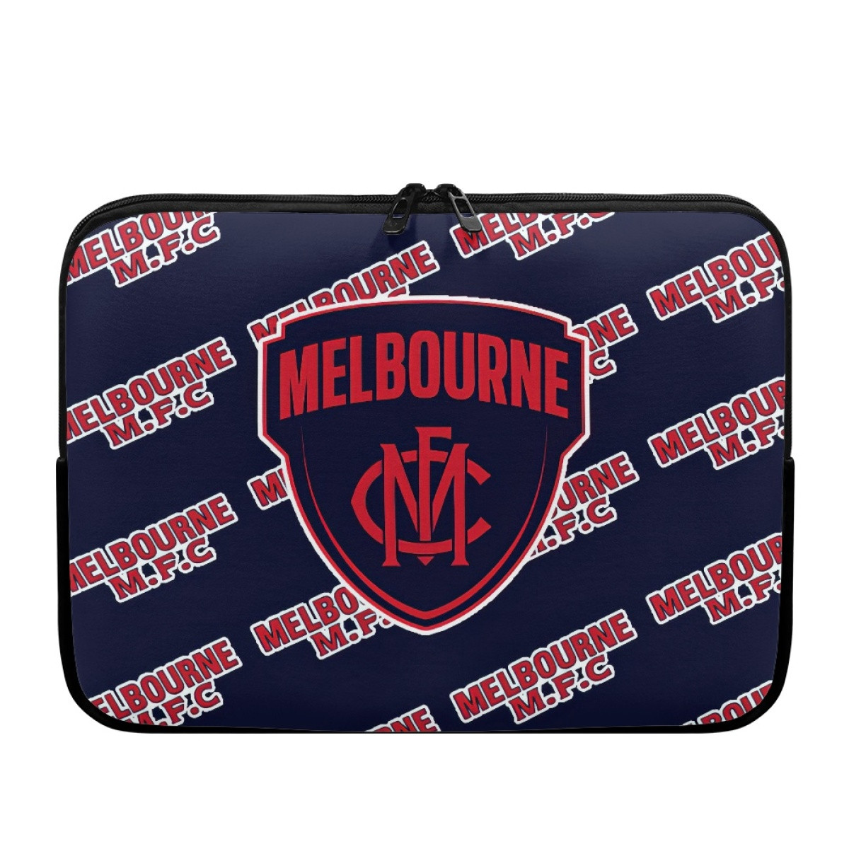 Melbourne Football Club Laptop Sleeve Carrying Case For 10 12 13 15 17 Inch Notebooks - Melbourne Football Club Medley Monogram Wordmark
