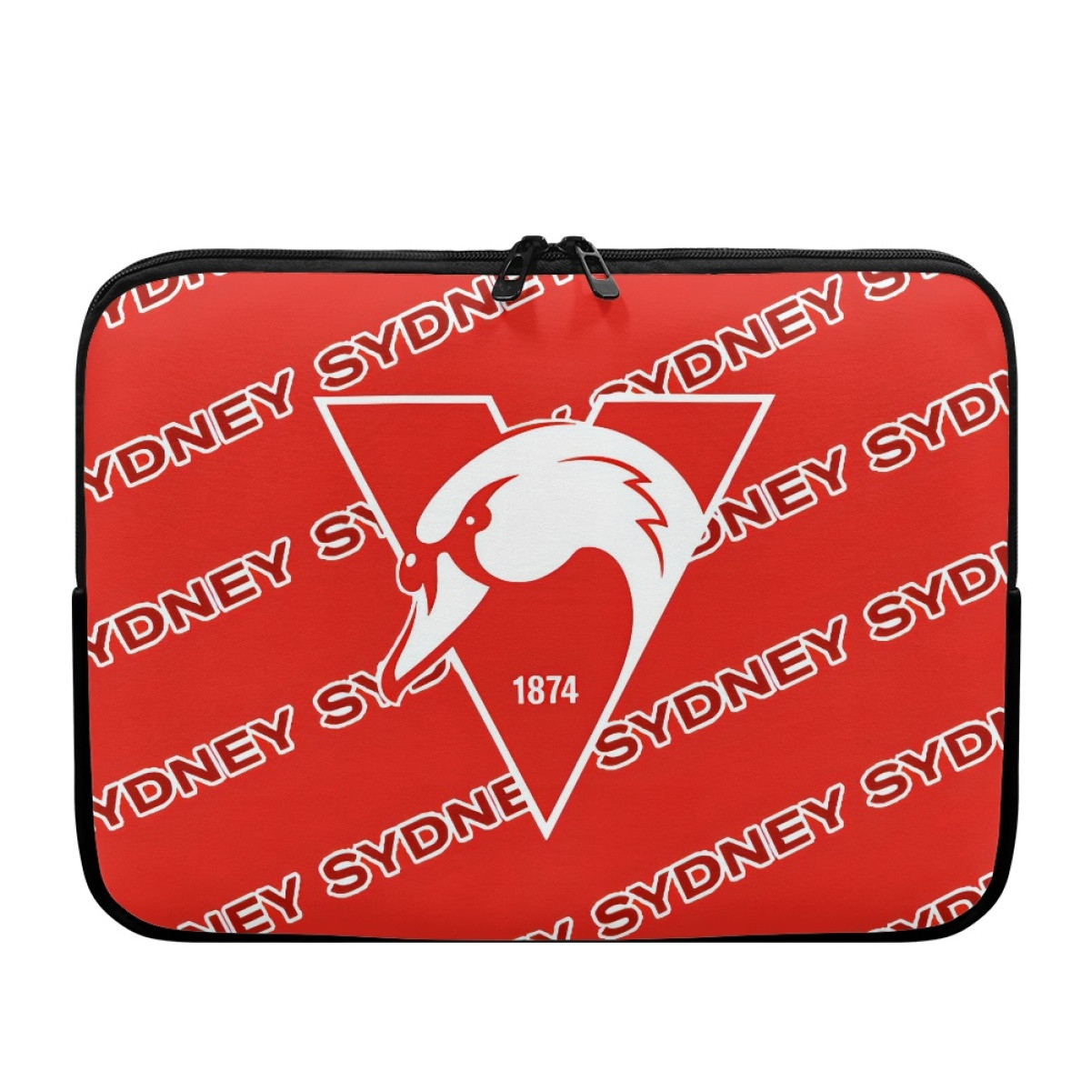Sydney Swans Football Club Laptop Sleeve Carrying Case For 10 12 13 15 17 Inch Notebooks - Swans Football Club Medley Monogram Wordmark