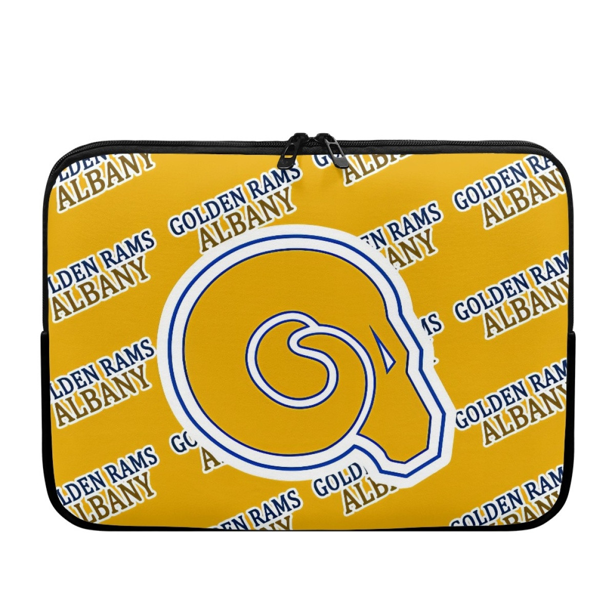 West Chester University Golden Rams Laptop Sleeve Carrying Case For 10 12 13 15 17 Inch Notebooks - West Chester University Golden Rams College Football Medley Monogram Wordmark