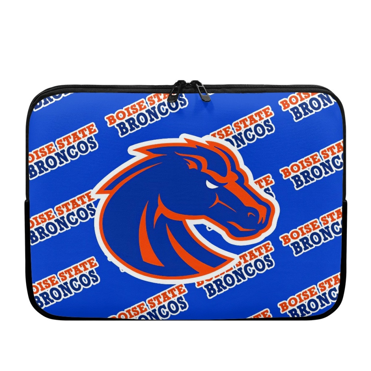 Boise State Broncos Laptop Sleeve Carrying Case For 10 12 13 15 17 Inch Notebooks - Boise State Broncos College Football Medley Monogram Wordmark