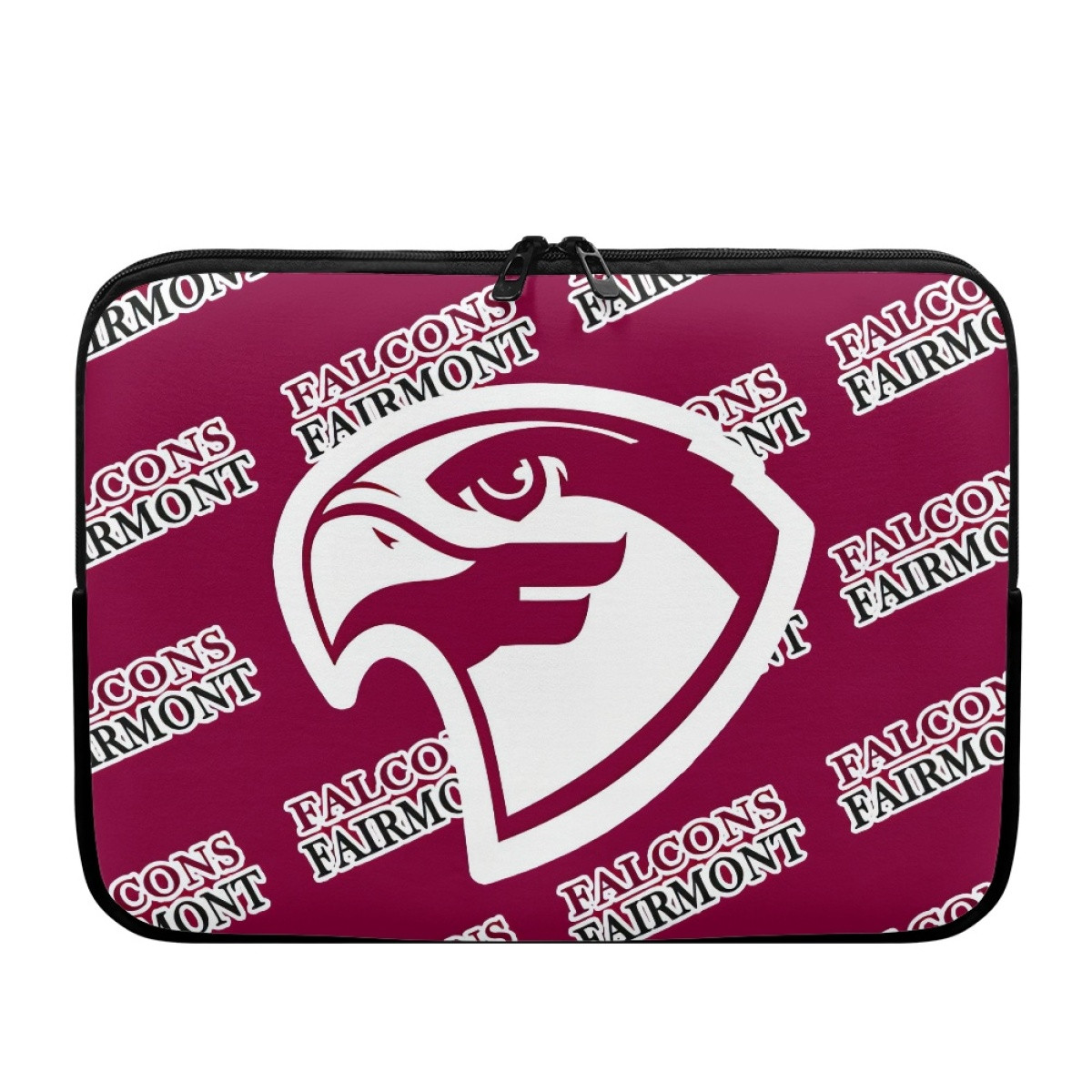 Fairmont State University Falcons Laptop Sleeve Carrying Case For 10 12 13 15 17 Inch Notebooks - Fairmont State University Falcons College Football Medley Monogram Wordmark