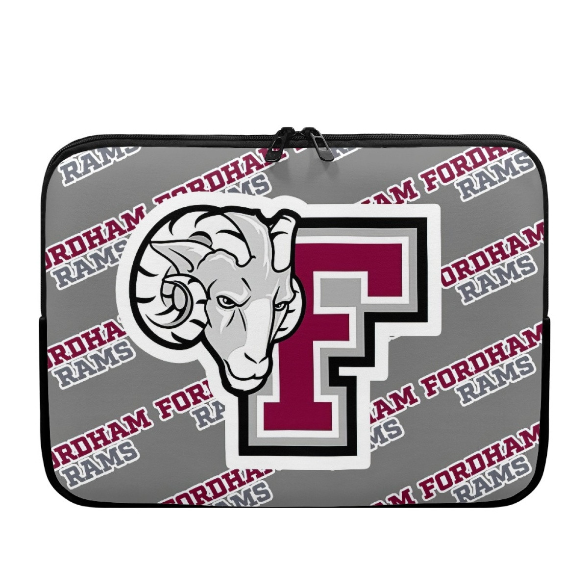 Fordham Rams Laptop Sleeve Carrying Case For 10 12 13 15 17 Inch Notebooks - Fordham University Rams College Football Medley Monogram Wordmark