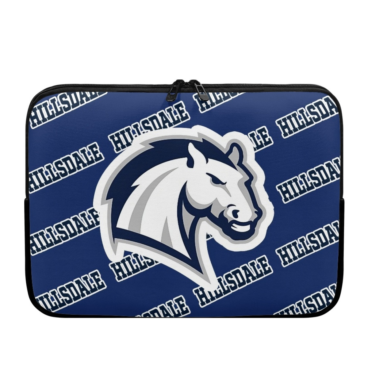 Hillsdale College Chargers Laptop Sleeve Carrying Case For 10 12 13 15 17 Inch Notebooks - Hillsdale College Chargers College Football Medley Monogram Wordmark