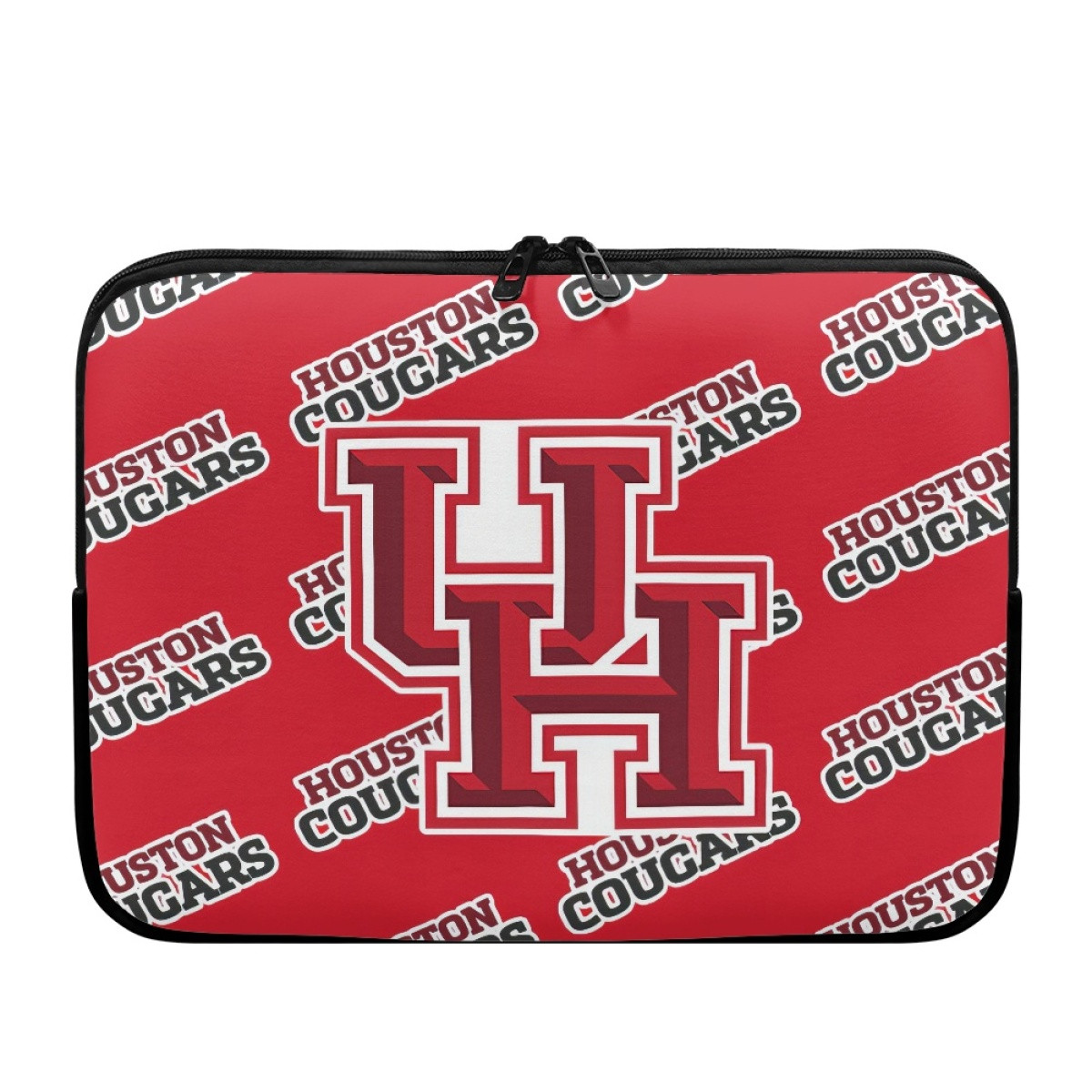Houston Cougars Laptop Sleeve Carrying Case For 10 12 13 15 17 Inch Notebooks - Houston Cougars College Football Medley Monogram Wordmark