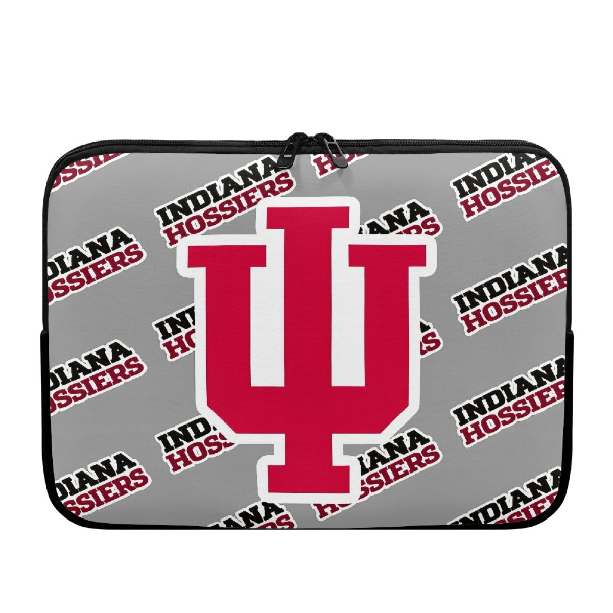 Indiana Hoosiers Laptop Sleeve Carrying Case For 10 12 13 15 17 Inch Notebooks - Indiana Hoosiers College Football Medley Monogram Wordmark