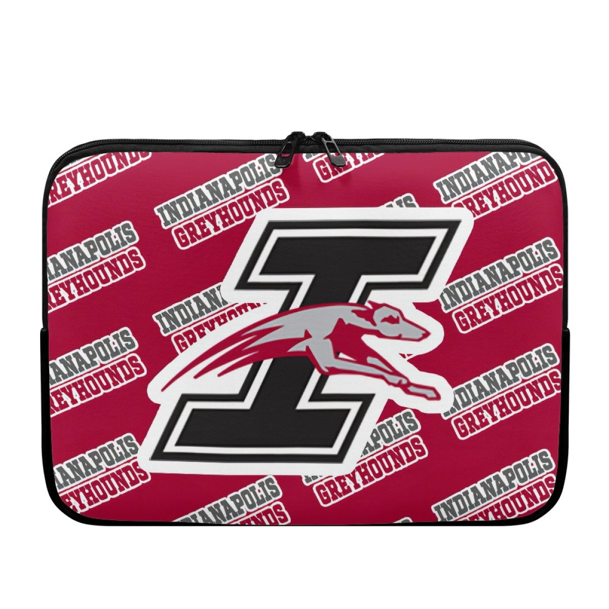 University of Indianapolis Greyhounds Laptop Sleeve Carrying Case For 10 12 13 15 17 Inch Notebooks - University of Indianapolis Greyhounds College Football Medley Monogram Wordmark