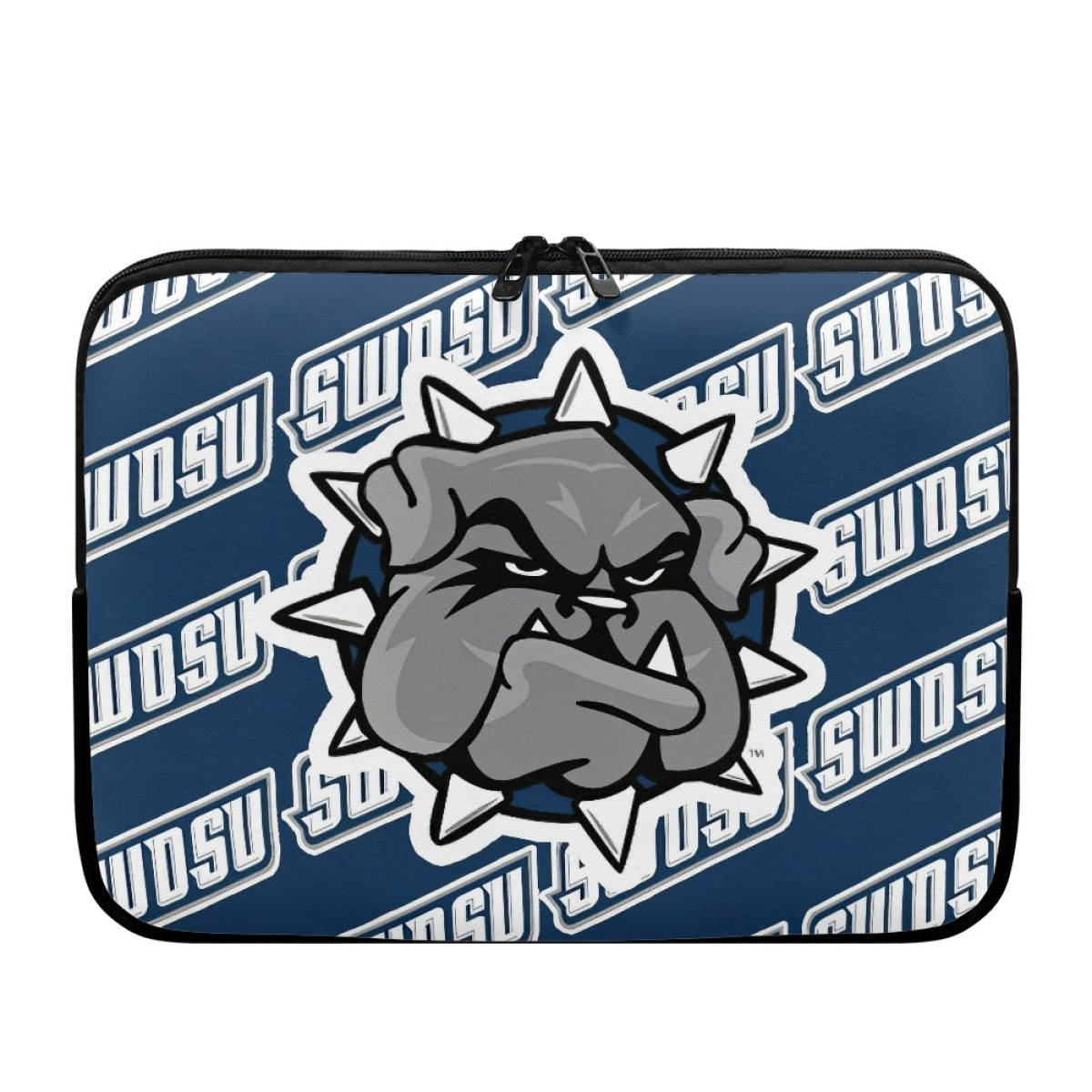University of Minnesota Duluth Bulldogs Laptop Sleeve Carrying Case For 10 12 13 15 17 Inch Notebooks - University of Minnesota Duluth Bulldogs College Football Medley Monogram Wordmark