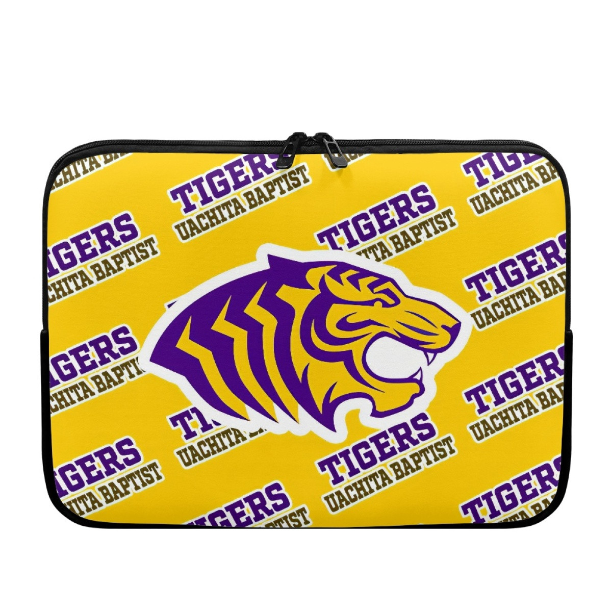 Ouachita Baptist University Tigers Laptop Sleeve Carrying Case For 10 12 13 15 17 Inch Notebooks - Ouachita Baptist University Tigers College Football Medley Monogram Wordmark
