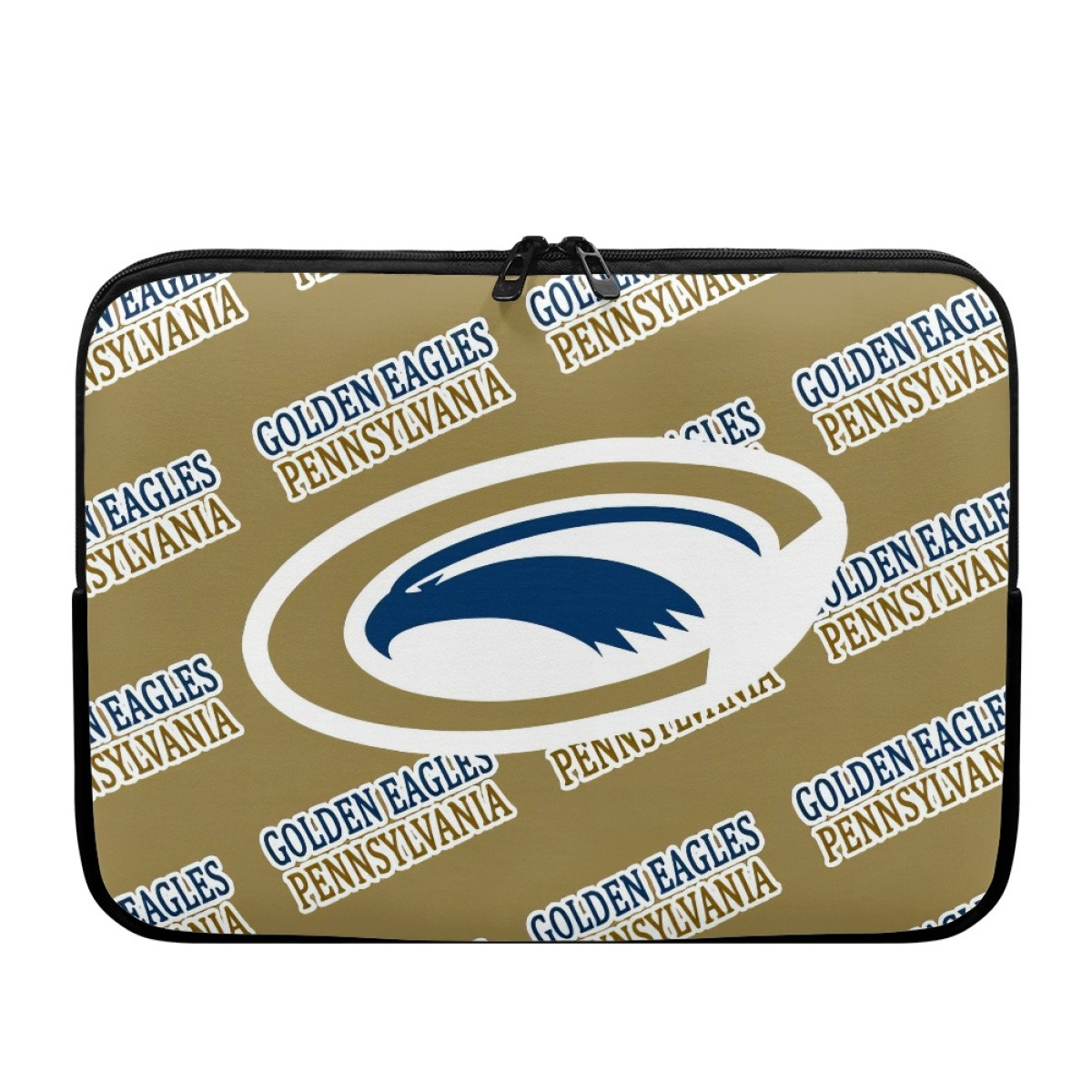 University of Charleston Golden Eagles Laptop Sleeve Carrying Case For 10 12 13 15 17 Inch Notebooks - University of Charleston Golden Eagles College Football Medley Monogram Wordmark