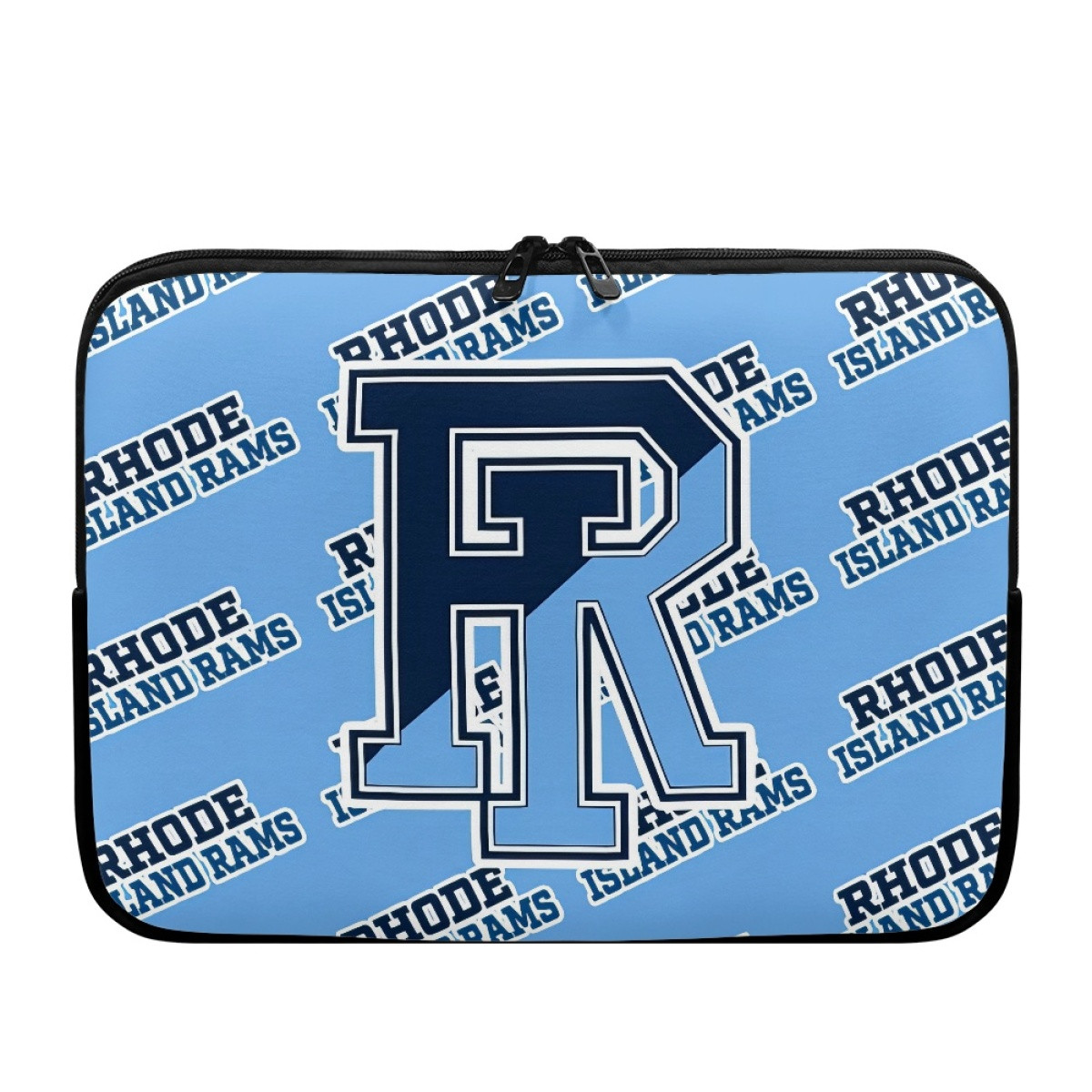 Rhode Island Rams Laptop Sleeve Carrying Case For 10 12 13 15 17 Inch Notebooks - University of Rhode Island Rams College Football Medley Monogram Wordmark