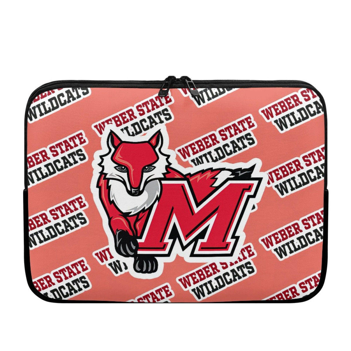 Weber State Wildcats Laptop Sleeve Carrying Case For 10 12 13 15 17 Inch Notebooks - Weber State University Wildcats College Football Medley Monogram Wordmark