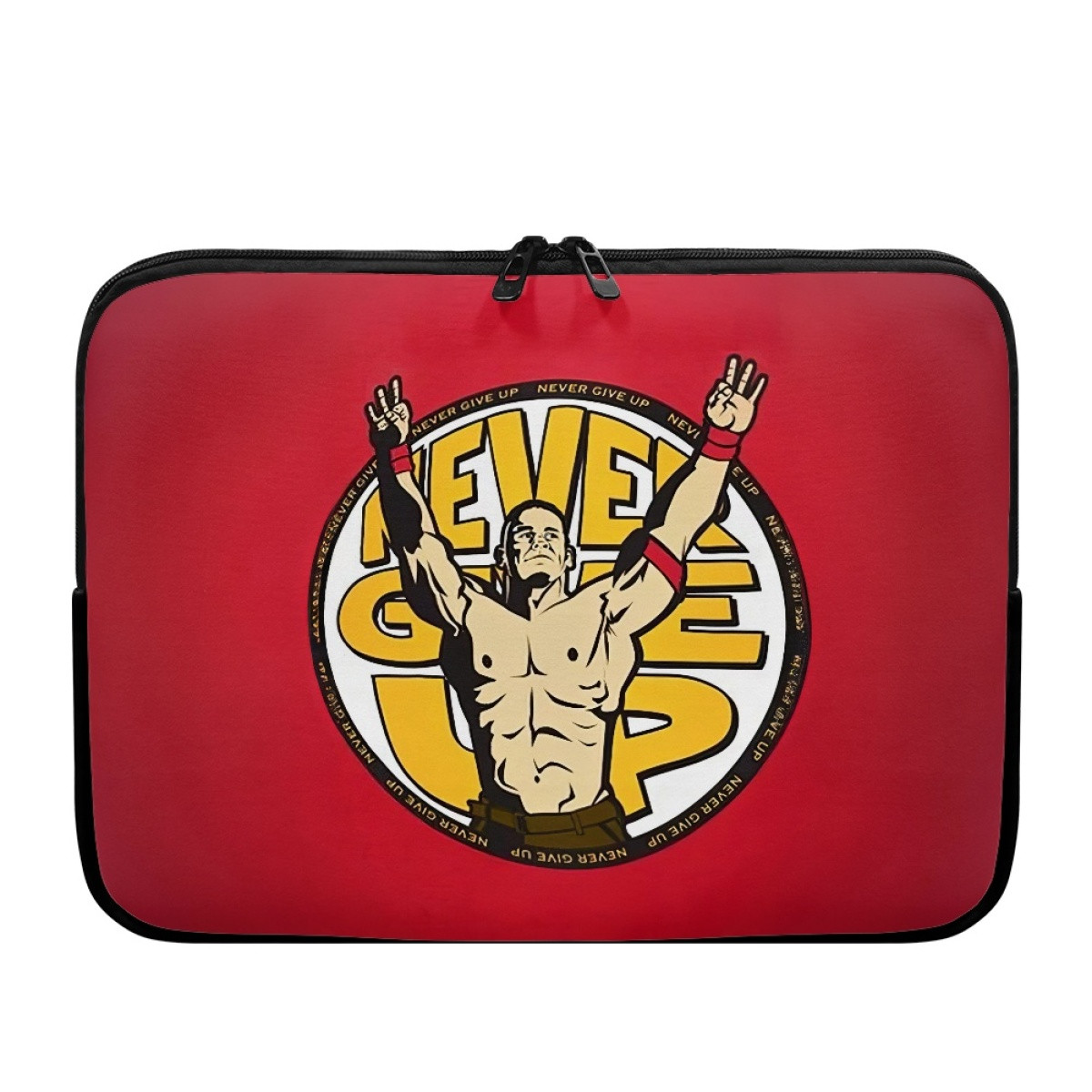 WWE John Cena Laptop Sleeve Carrying Case For 10 12 13 15 17 Inch Notebooks - John Cena Never Give Up