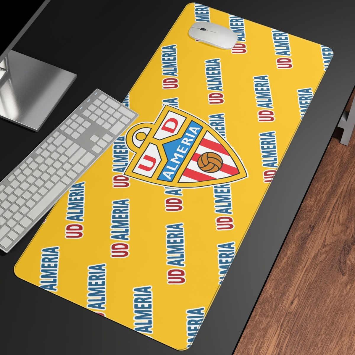 UD Almeria Large Mouse Pad Computer Keyboard Mat Desk Pad - Almeria Football Club Medley Monogram Wordmark