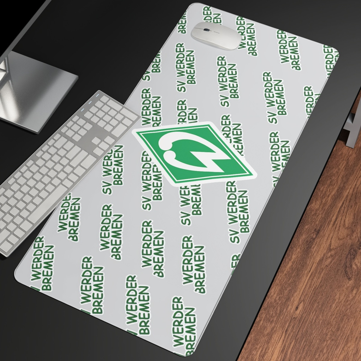 SV Werder Bremen Football Club Large Mouse Pad Computer Keyboard Mat Desk Pad - Bremen Football Club Medley Monogram Wordmark