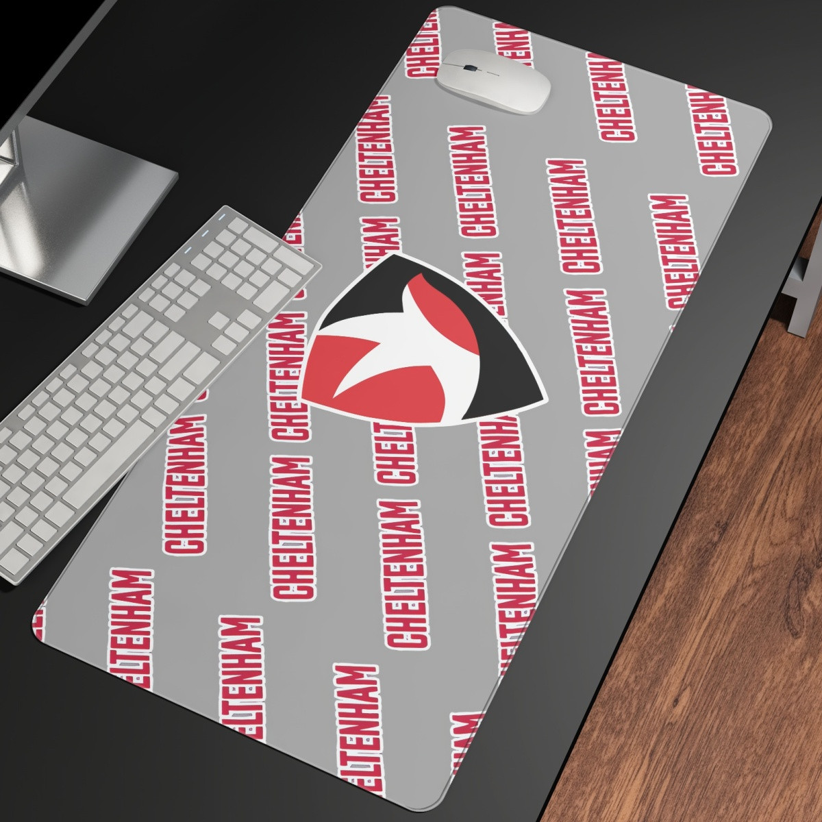 Cheltenham Town FC Large Mouse Pad Computer Keyboard Mat Desk Pad - Cheltenham Football Club Medley Monogram Wordmark