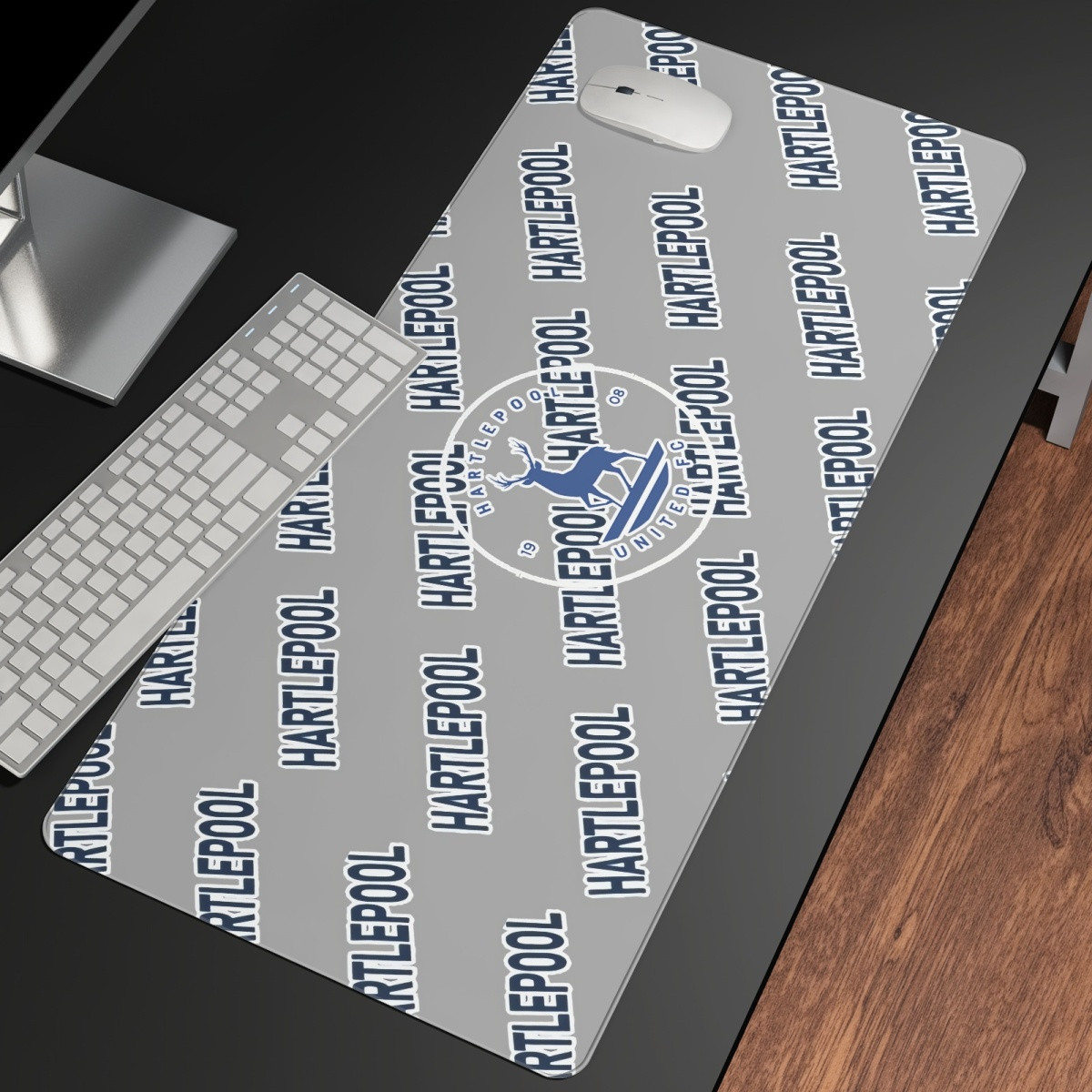 Hartlepool United FC Large Mouse Pad Computer Keyboard Mat Desk Pad - Hartlepool Football Club Medley Monogram Wordmark