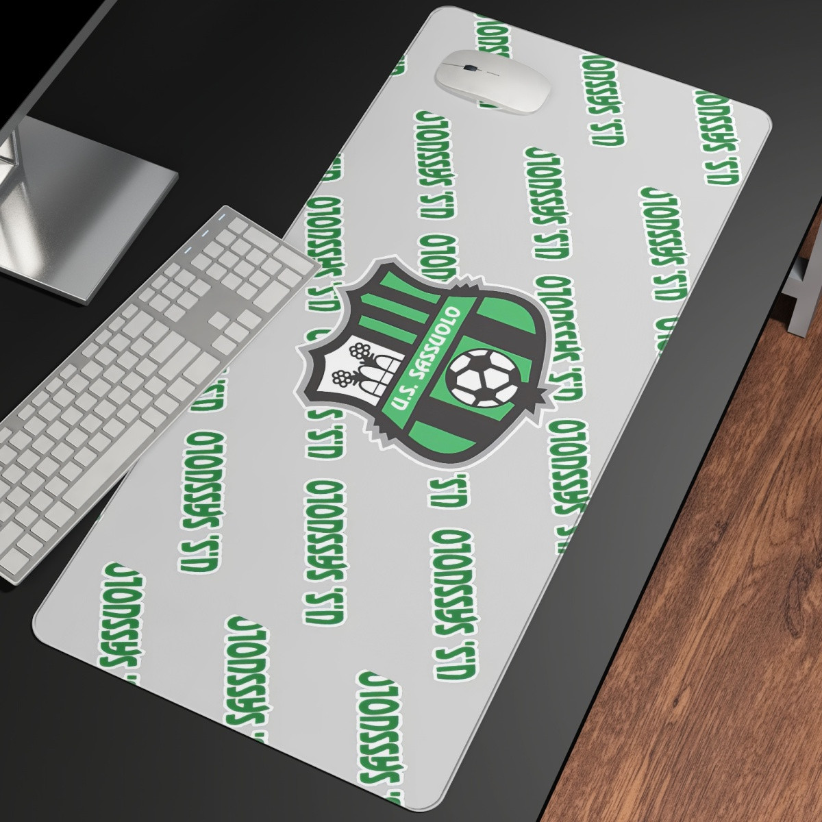 US Sassuolo Calcio Football Club Large Mouse Pad Computer Keyboard Mat Desk Pad - Sassuolo Football Club Medley Monogram Wordmark
