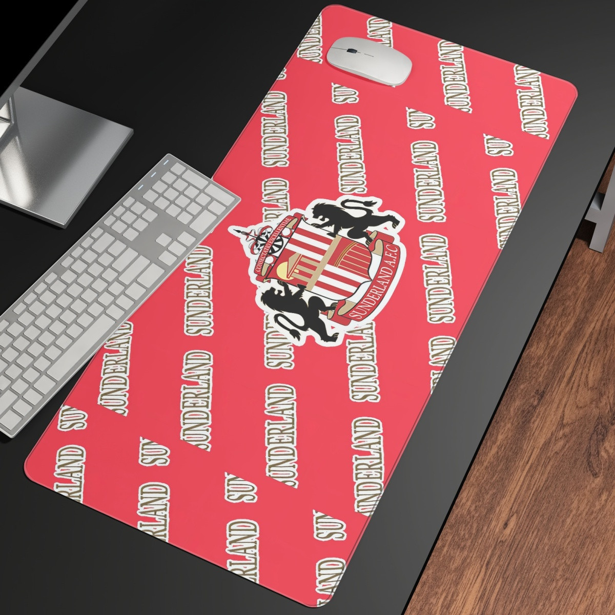 Sunderland AFC Large Mouse Pad Computer Keyboard Mat Desk Pad - Sunderland Football Club Medley Monogram Wordmark