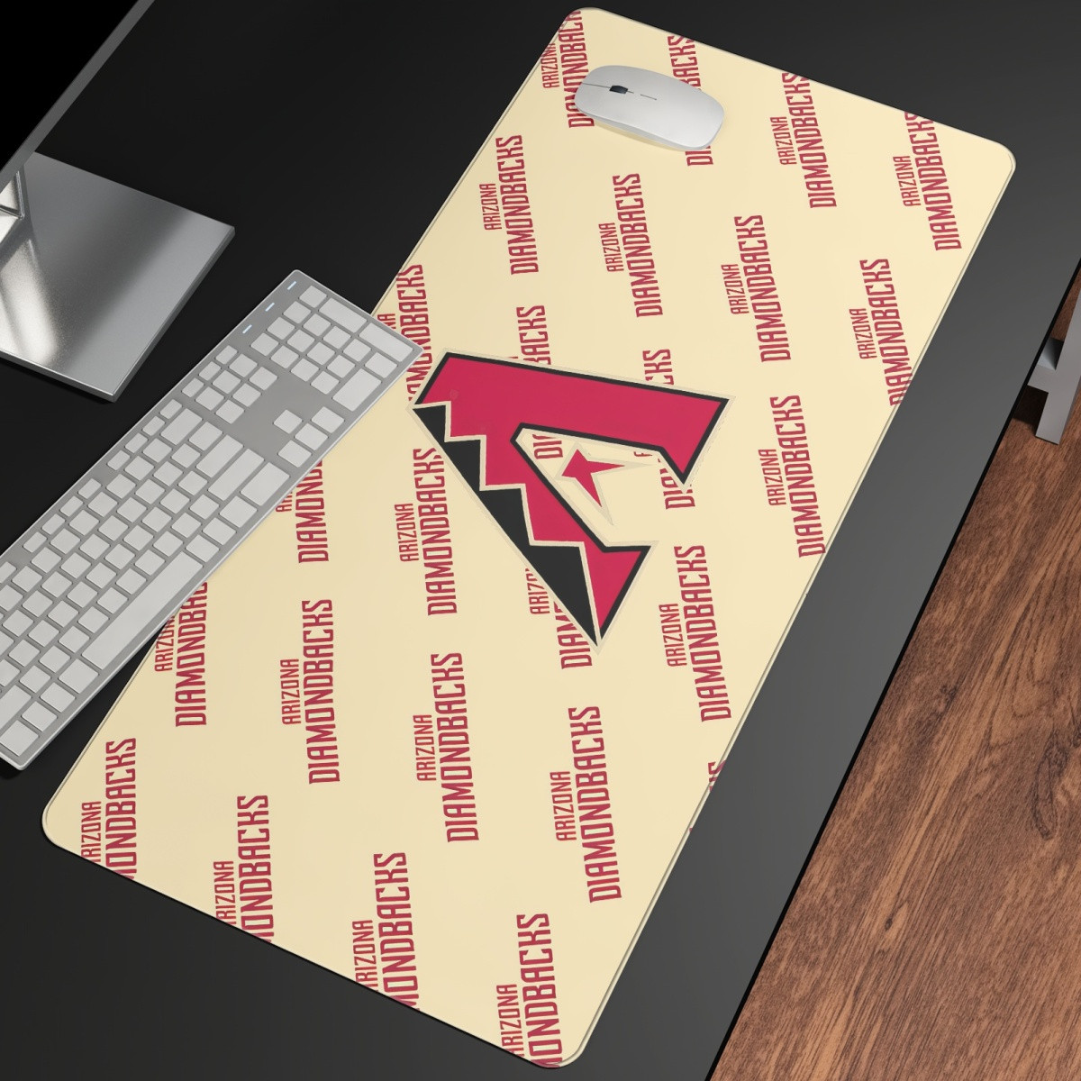 MLB Arizona Diamondbacks Large Mouse Pad Computer Keyboard Mat Desk Pad - Arizona Diamondbacks Medley Monogram Wordmark