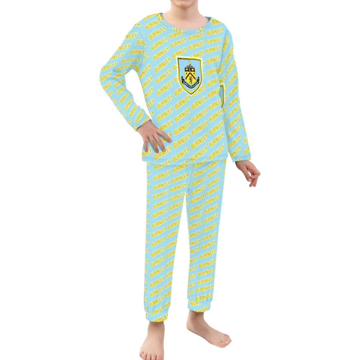 Burnley FC Pajamas Pyjamas - Burnley Football Club Medley Monogram Wordmark
