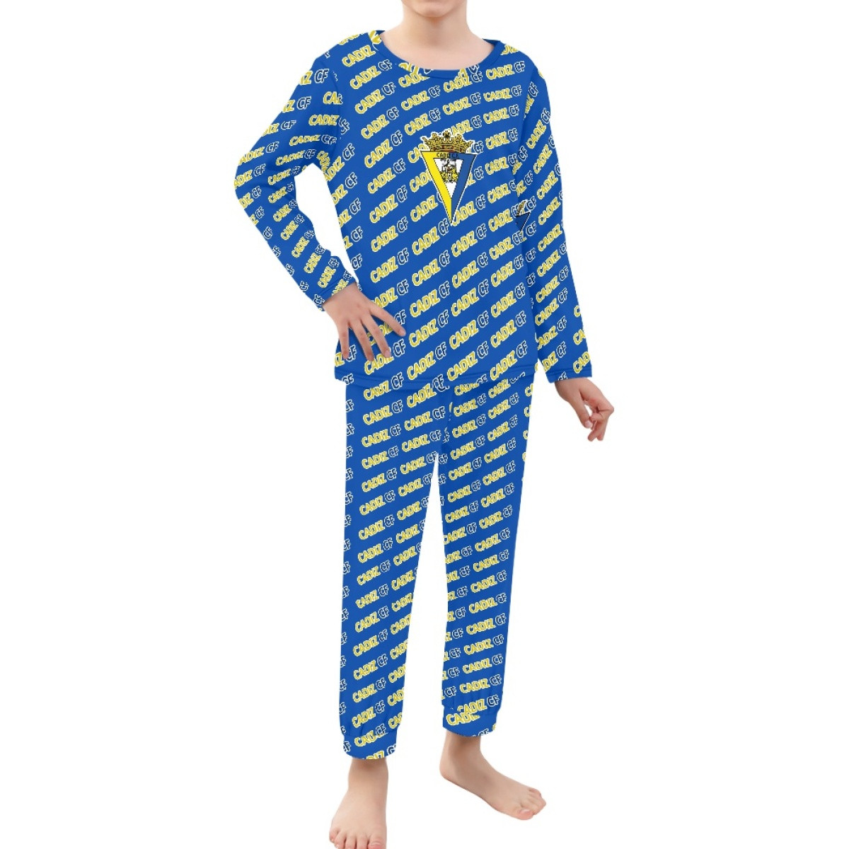 Cadiz CF Pajamas Pyjamas - Cadiz Football Club Medley Monogram Wordmark