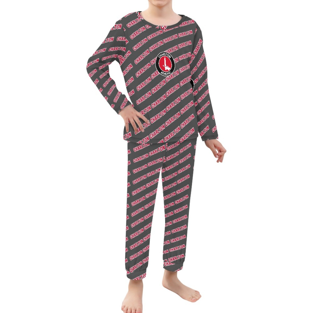 Charlton Athletic FC Pajamas Pyjamas - Charlton Football Club Medley Monogram Wordmark
