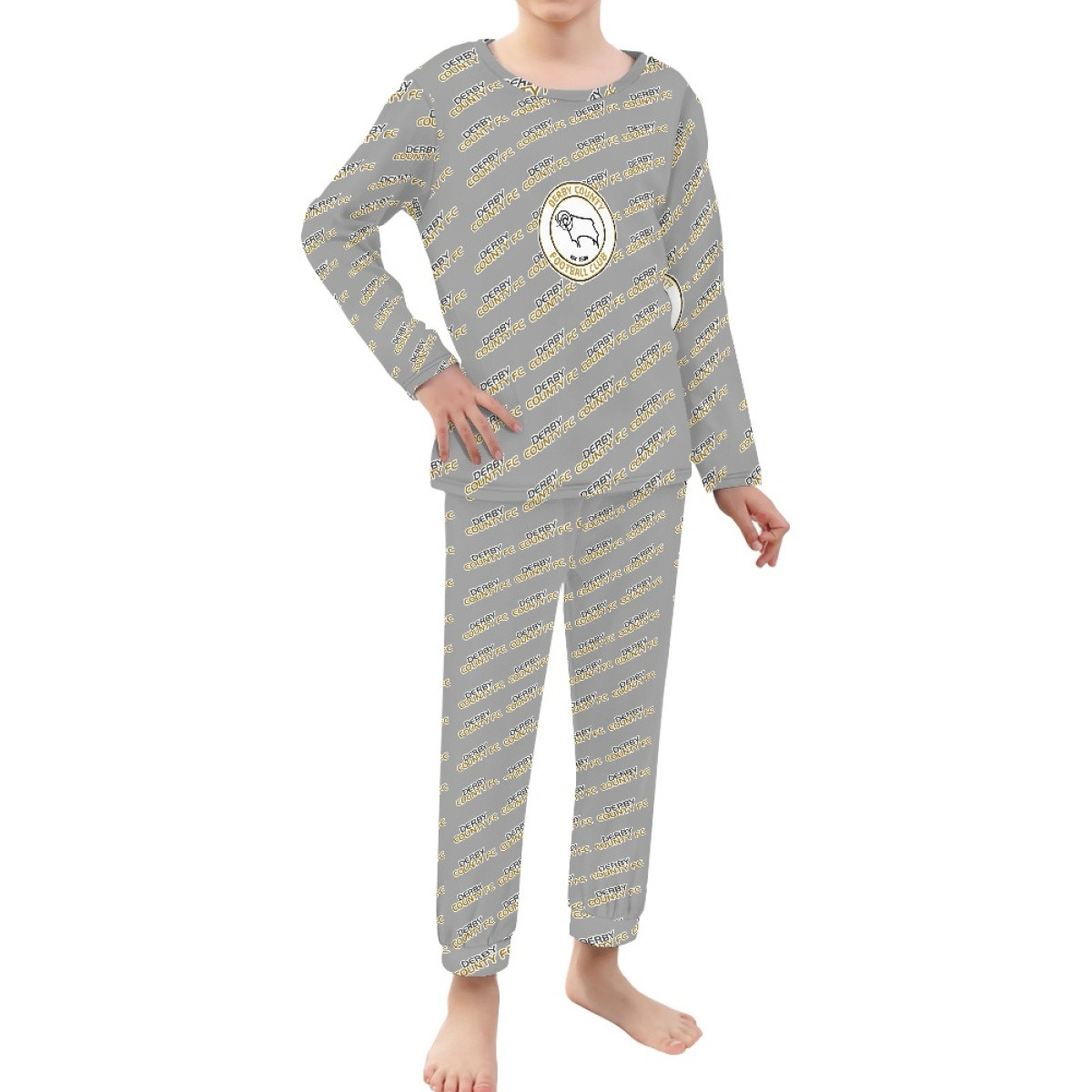 Derby County FC Pajamas Pyjamas - Derby Football Club Medley Monogram Wordmark
