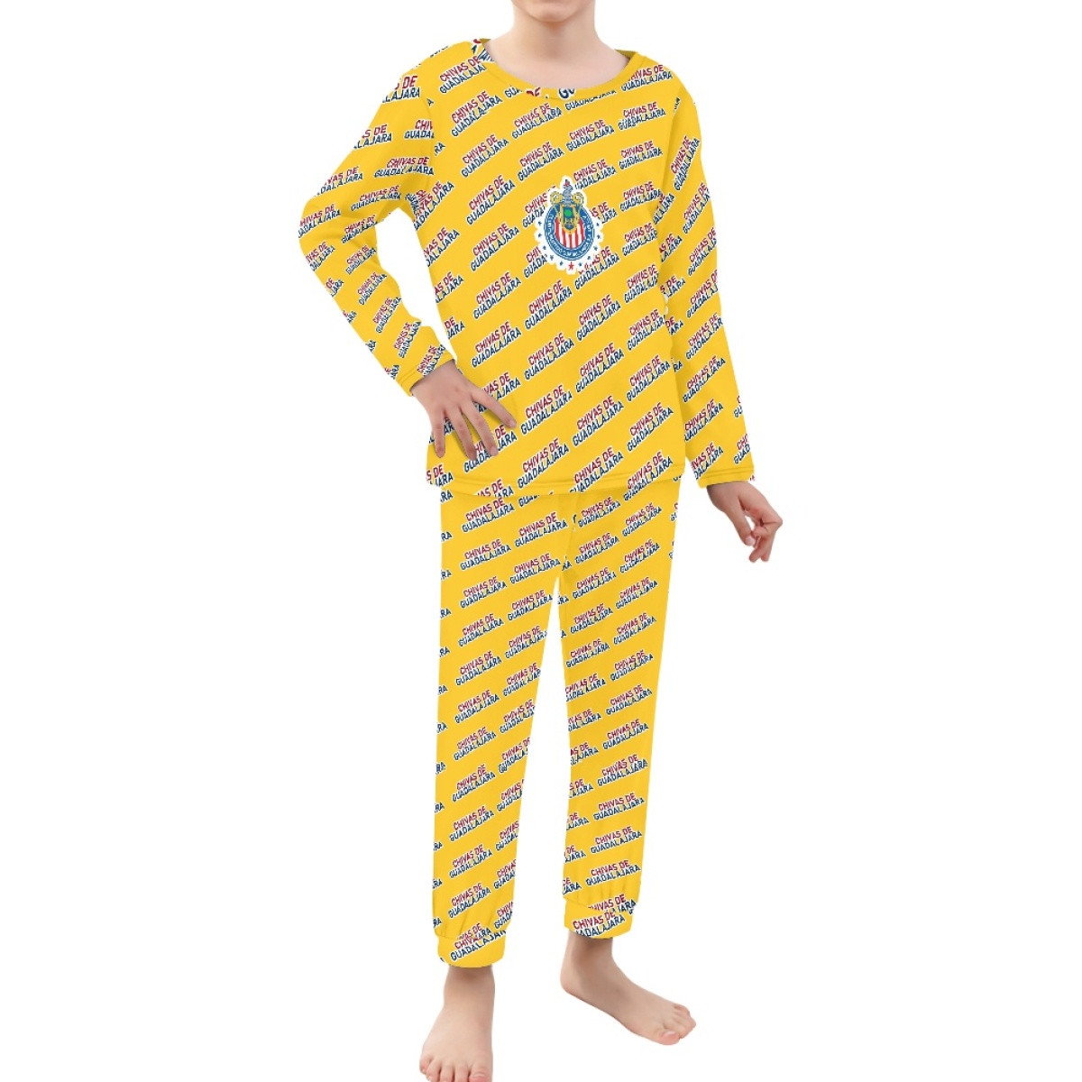 Chivas De Guadalajara Pajamas Pyjamas - Guadalajara Football Club Medley Monogram Wordmark