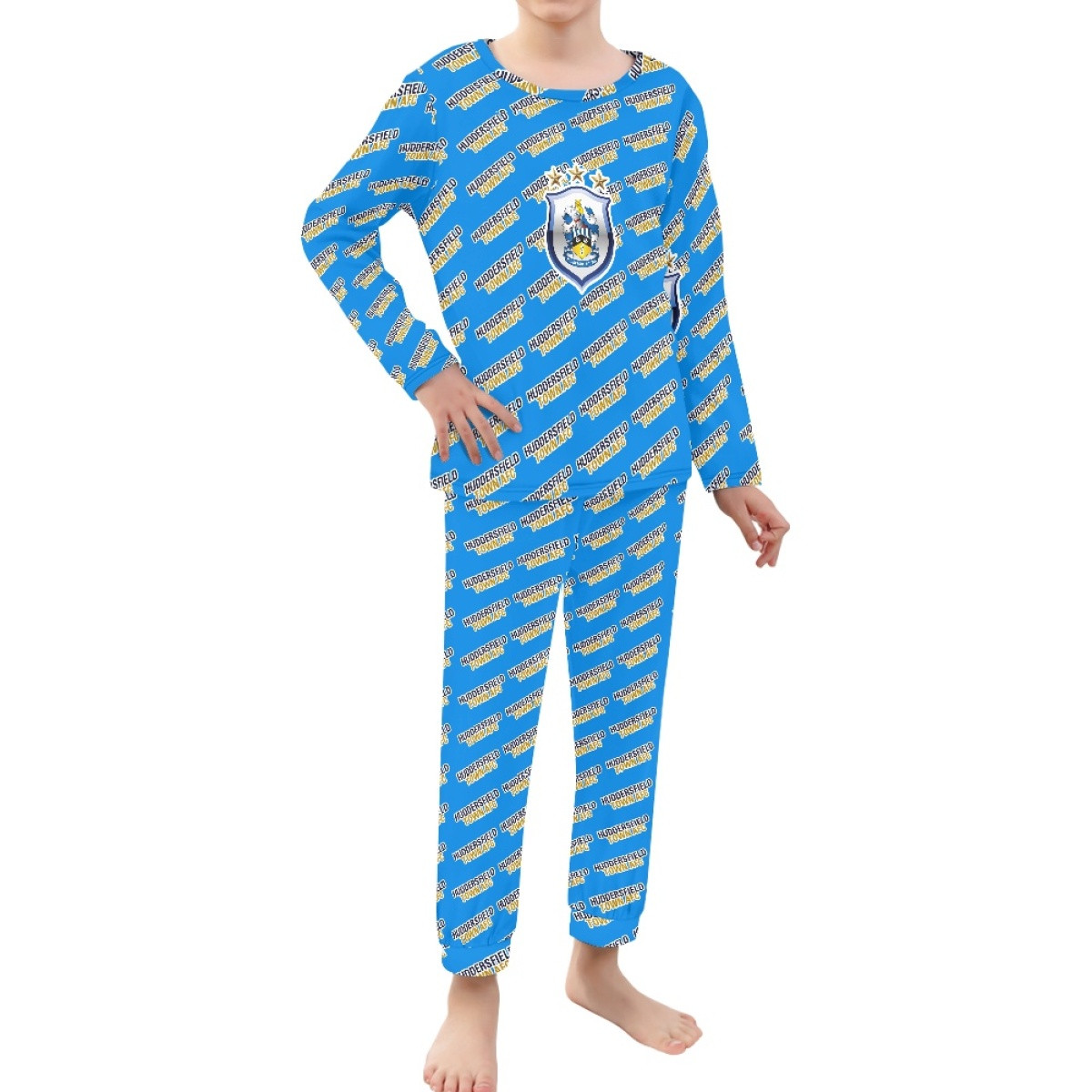 Huddersfield Town AFC Pajamas Pyjamas - Huddersfield Football Club Medley Monogram Wordmark